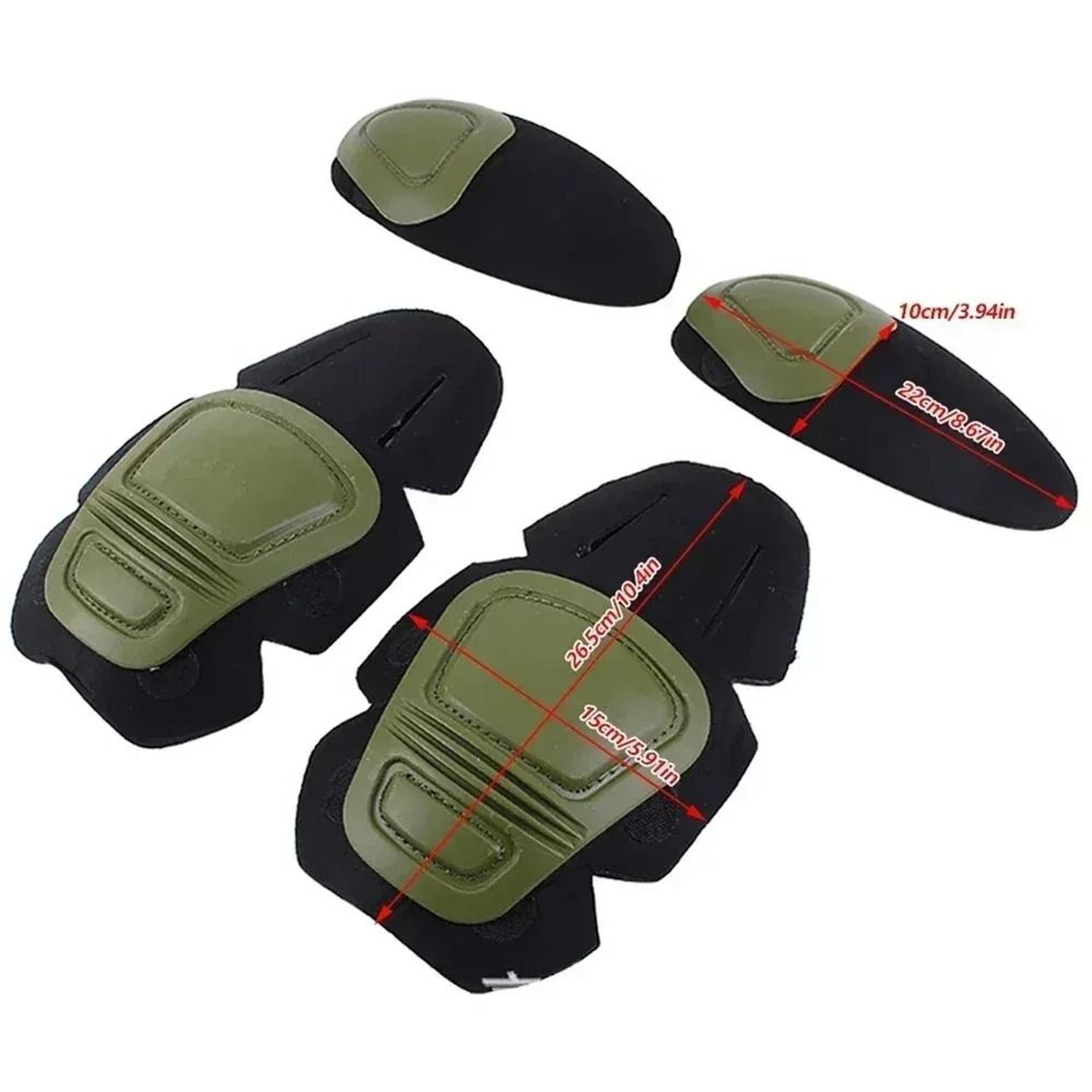 Tactical Insert Type Soft Joint Protective Knee and Elbow Pads Set – view 9