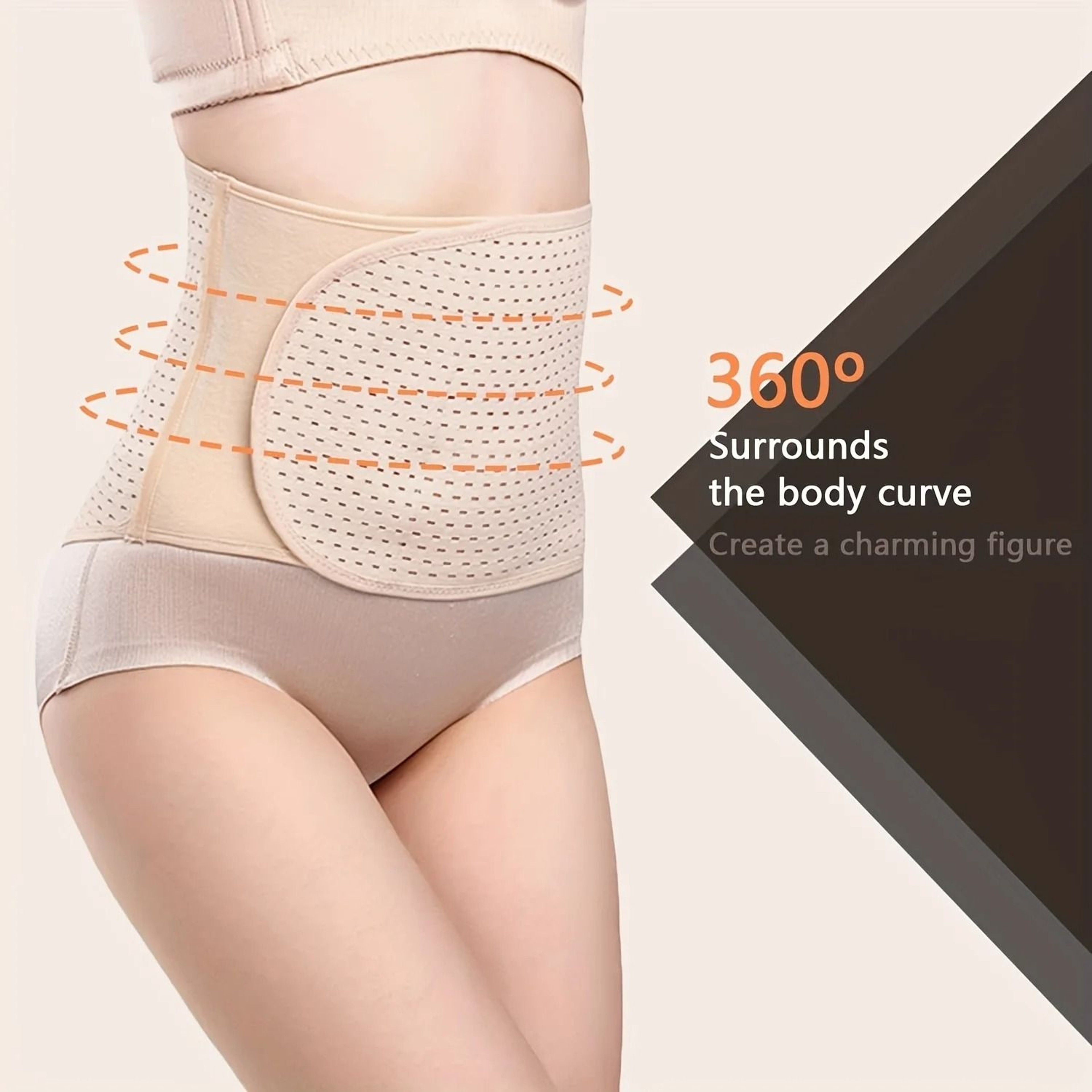 Adjustable Breathable Lumbar Support Belt With Targeted Compression Pads 3