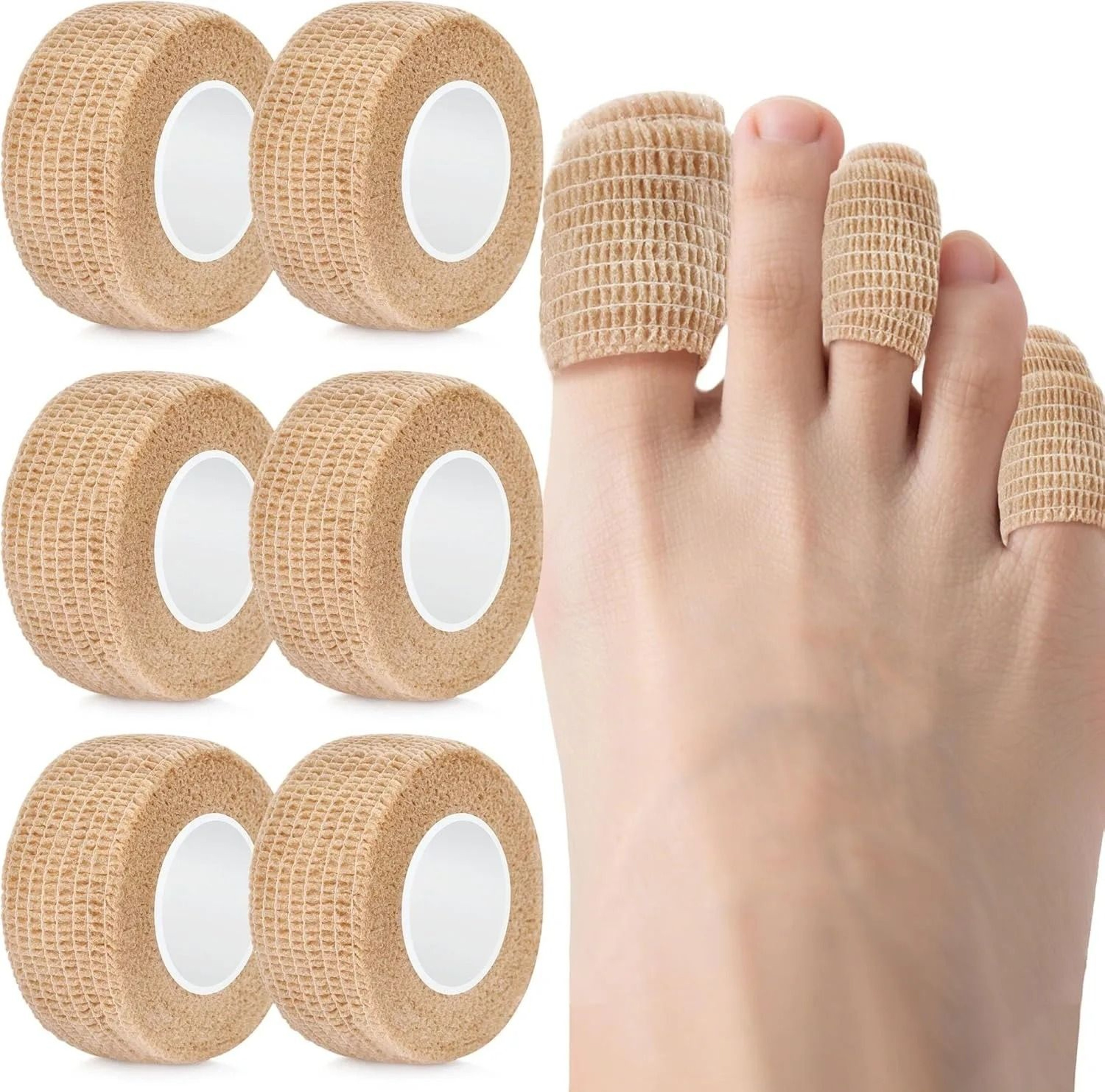 Stretchy Big Toe And Finger Bandage Wrap 7
