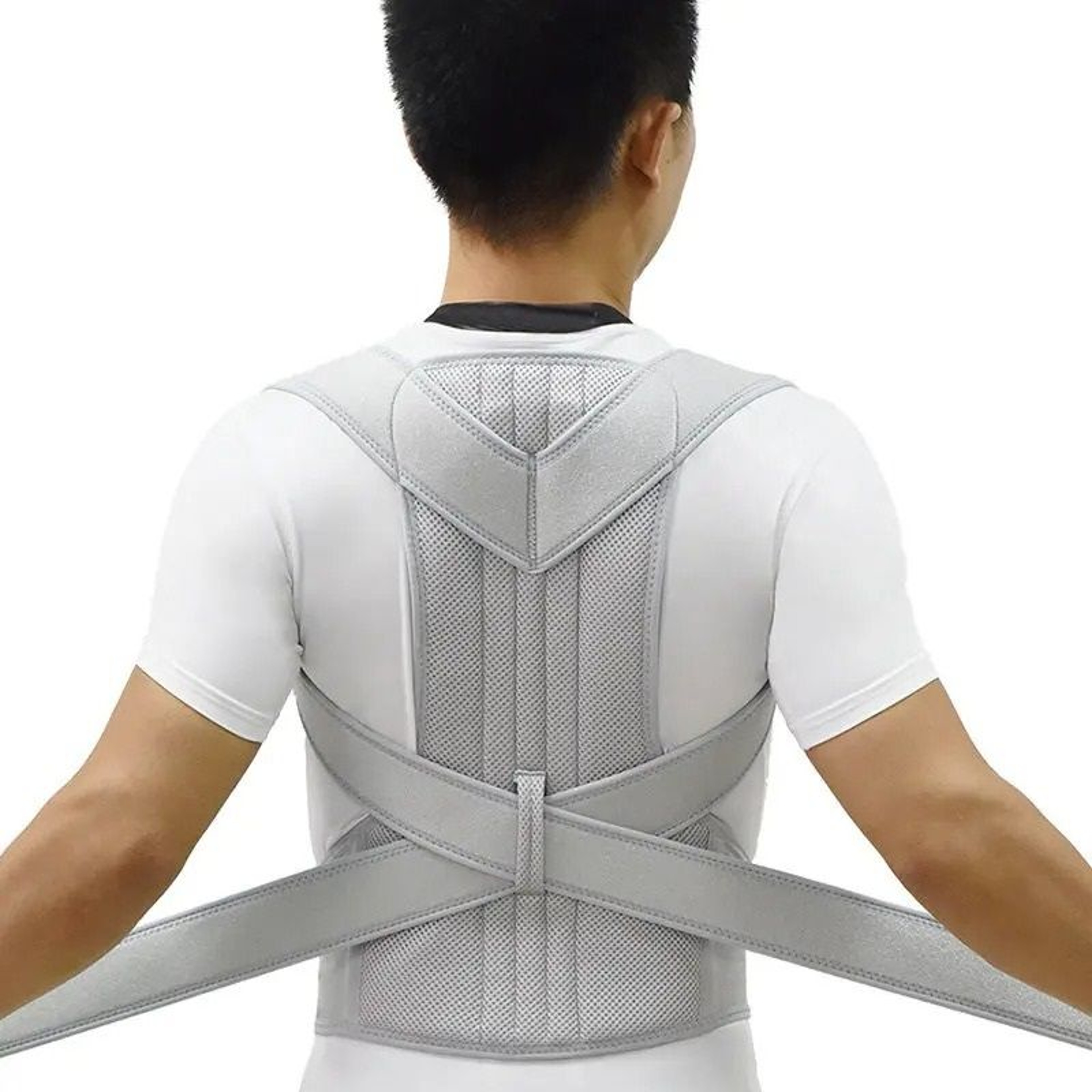 Ergonomic Spinal Alignment Brace With HighElasticity Shoulder PullBack 0