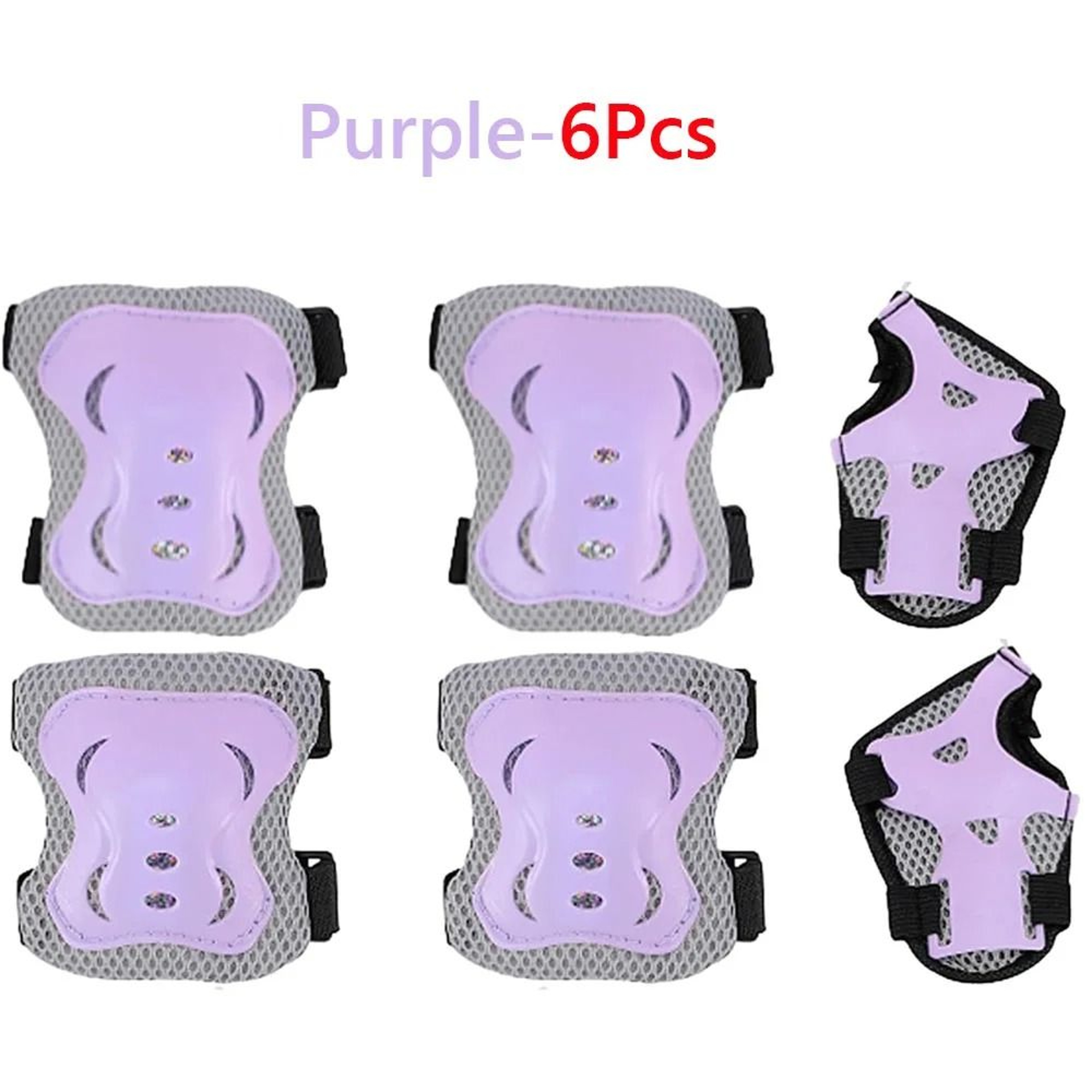 Premium 6 In 1 Youth Protective Gear Set With Knee Pads Elbow Pads And Wrist Guards 10