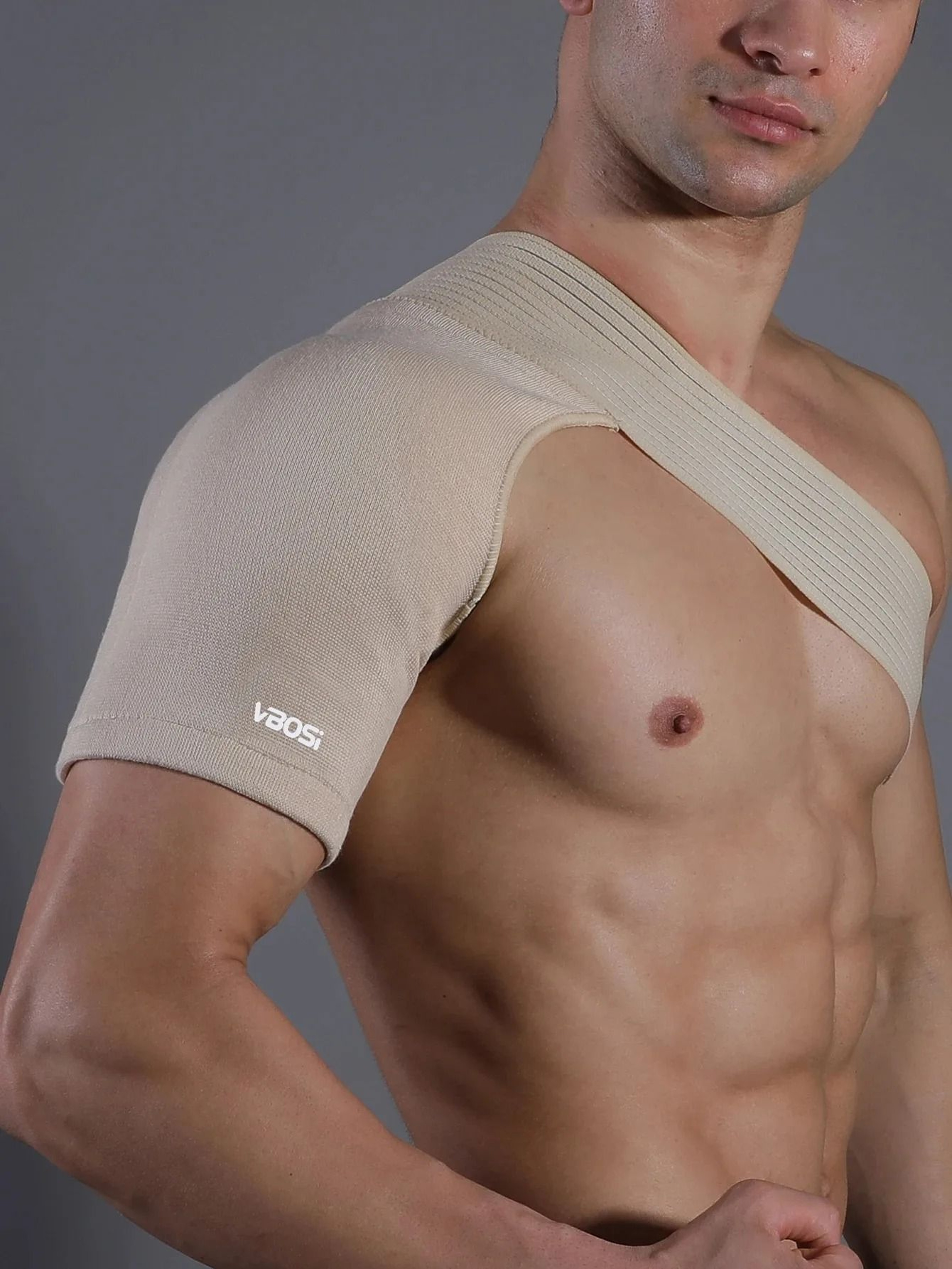 Premium Breathable Elastic Shoulder Support And Upper Back Stability Brace 1