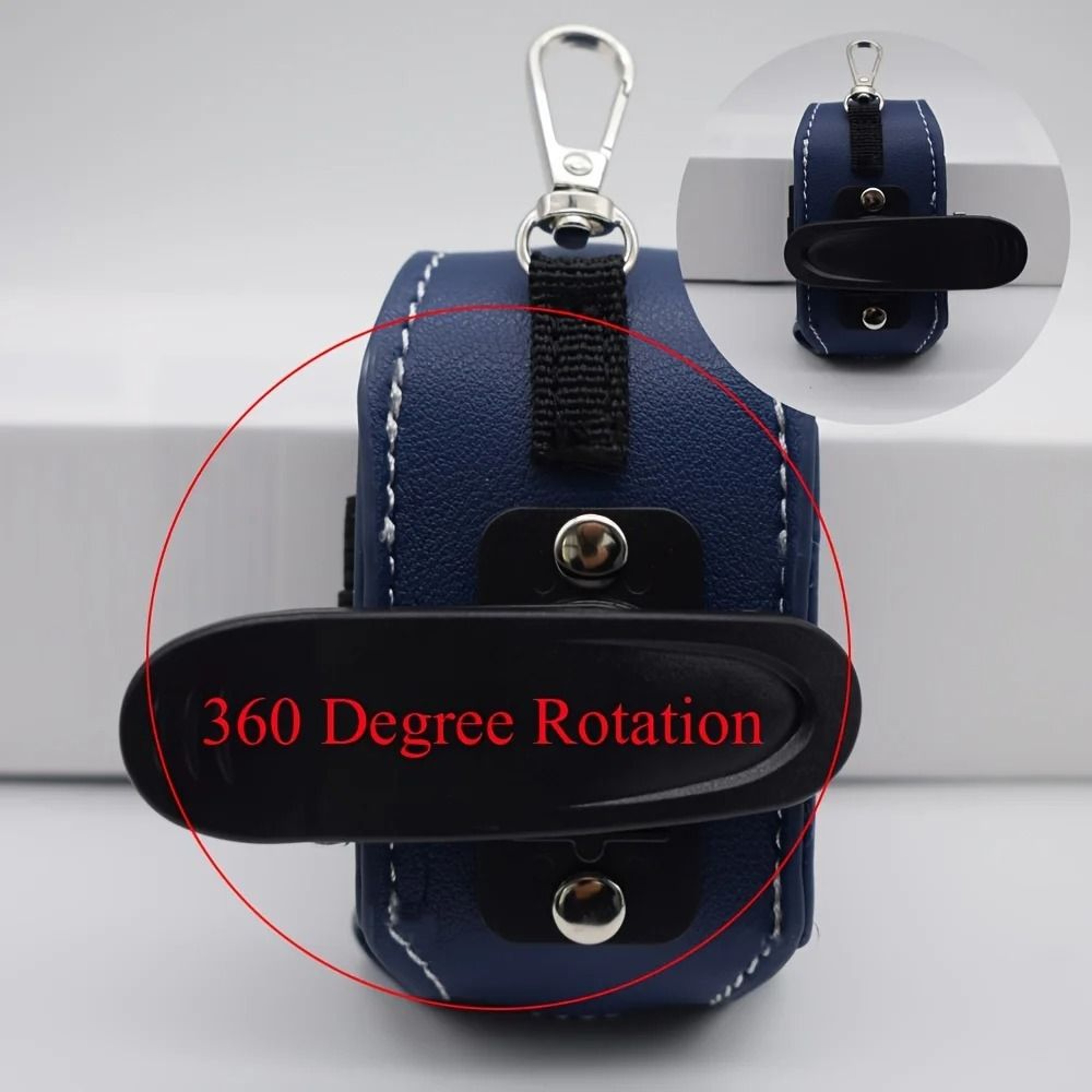 Portable Mini Golf Storage Bag And Small Accessory Purse With Hook 4