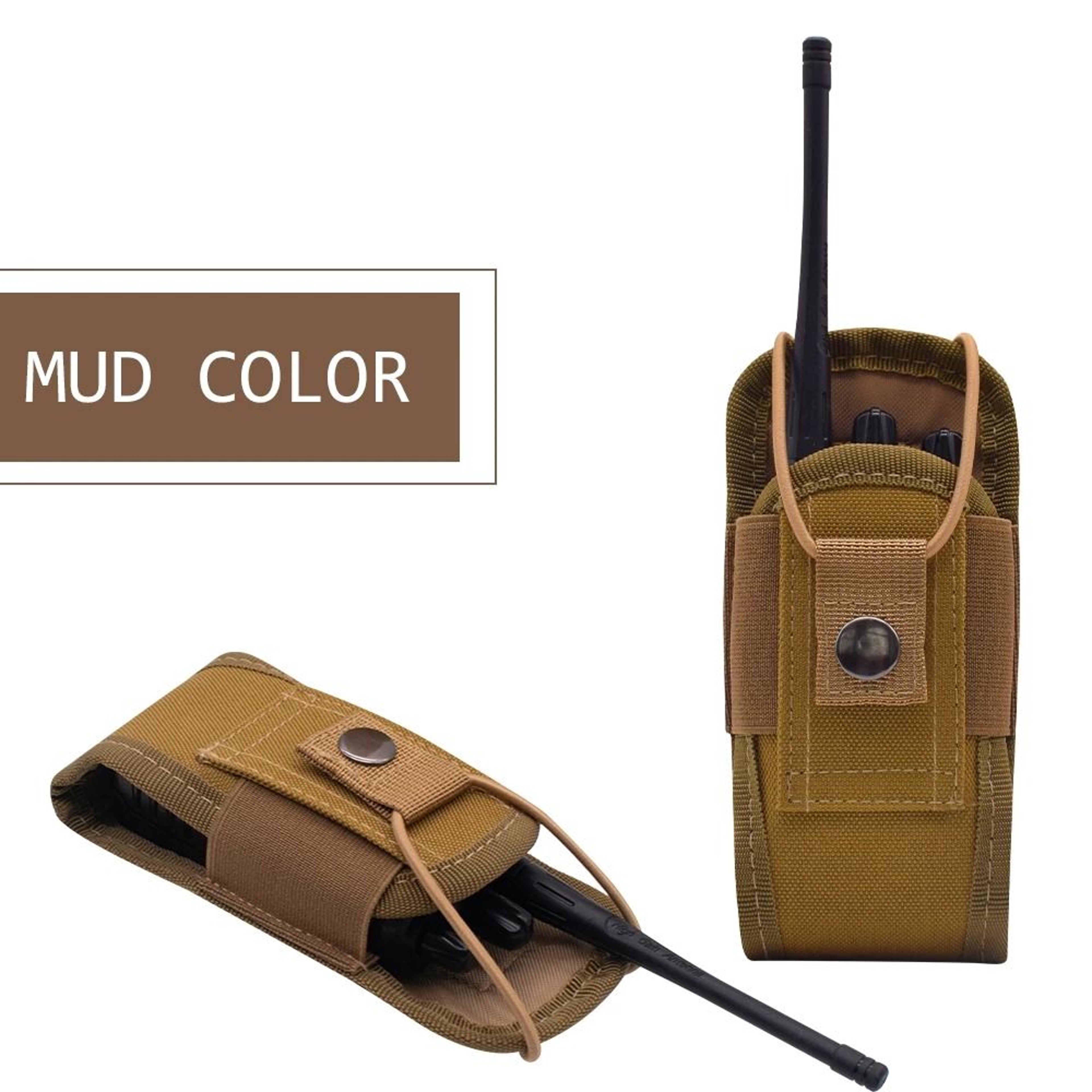 Tactical Walkie Talkie And Radio MOLLE Holster Pouch 6