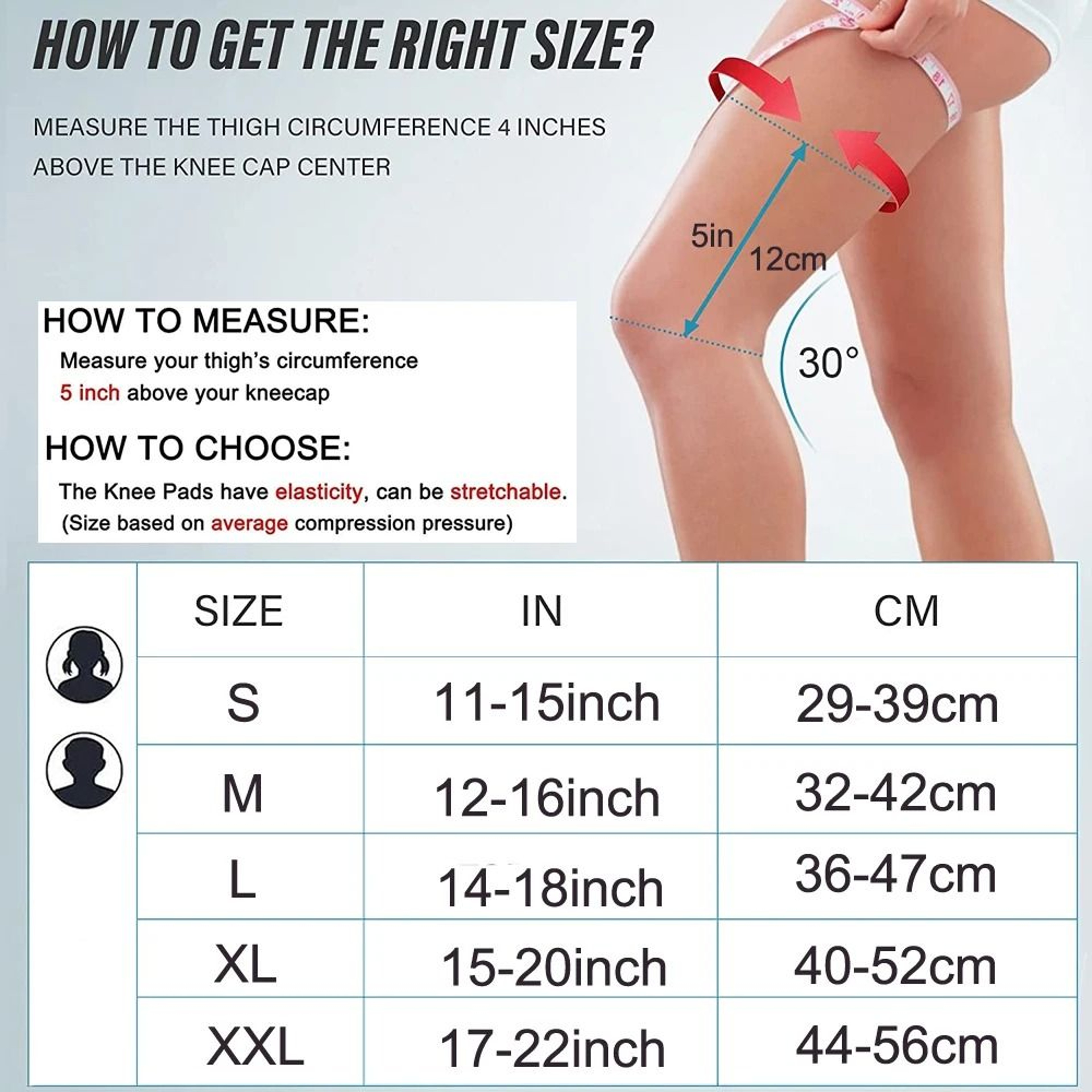 Compression Knee Support And Extended Full Leg Sleeve 1