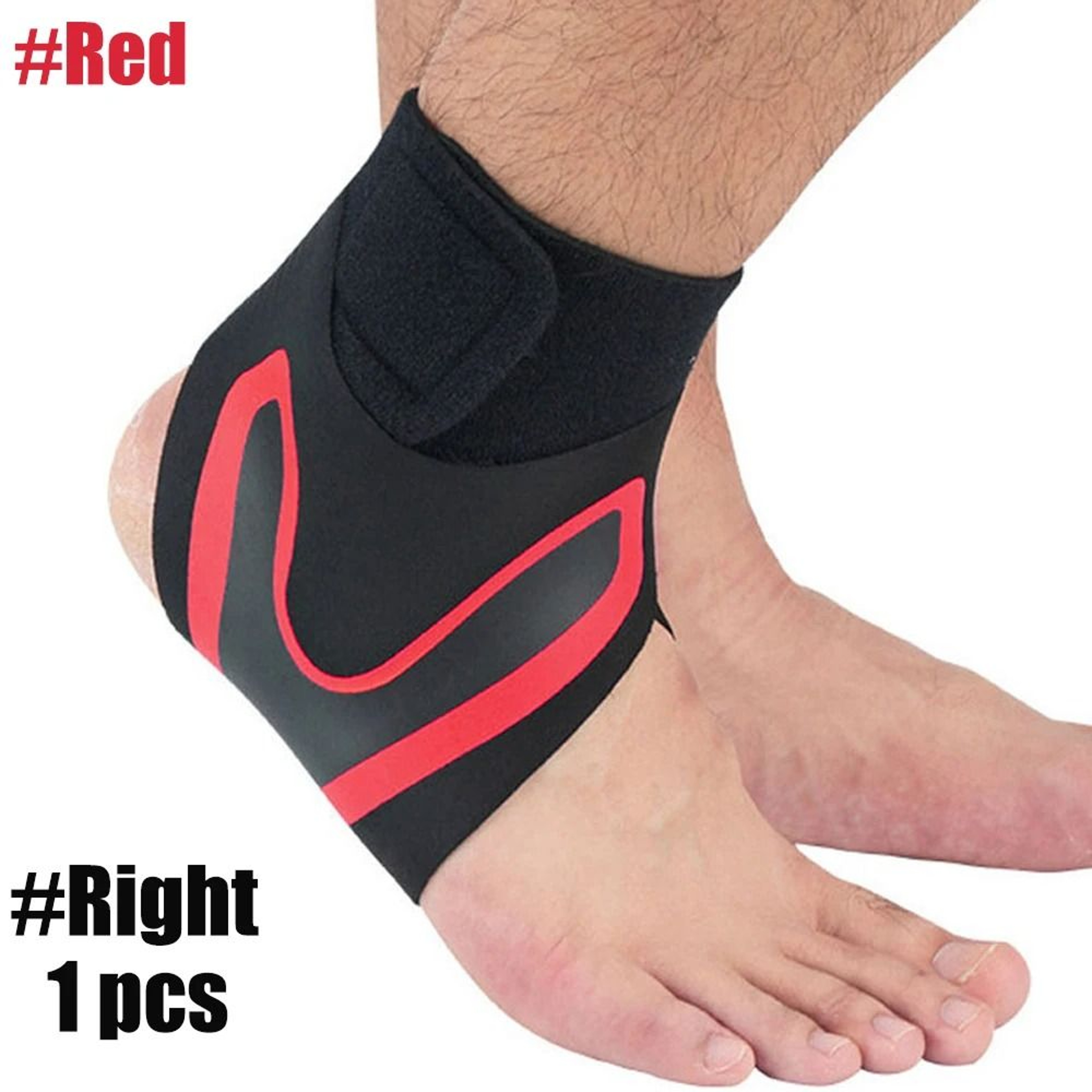 Sports Compression Ankle Stabilizer Brace And Tendon Support Wrap 11