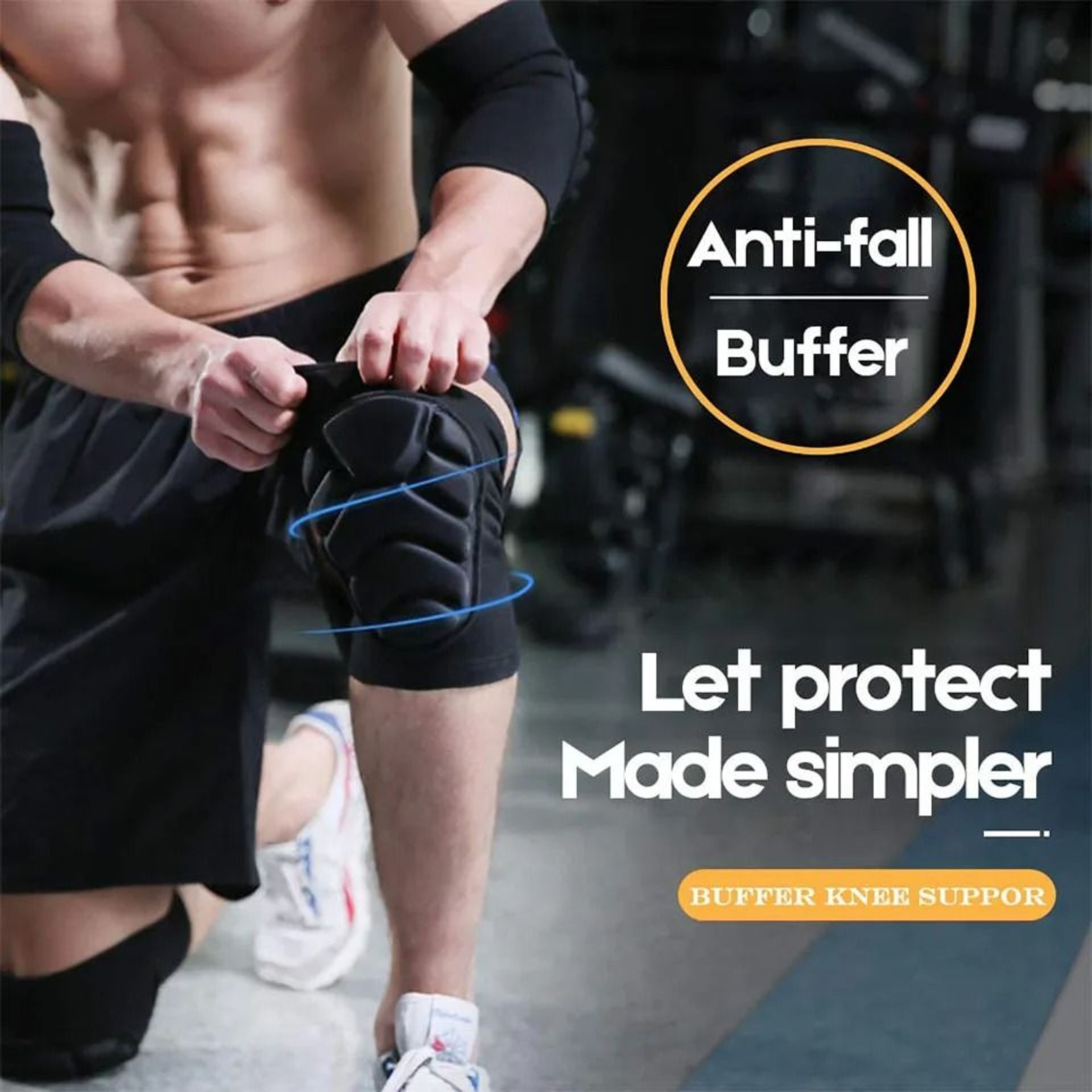 AntiSlip Collision Avoidance Knee Pads With Thick EVA Foam 4