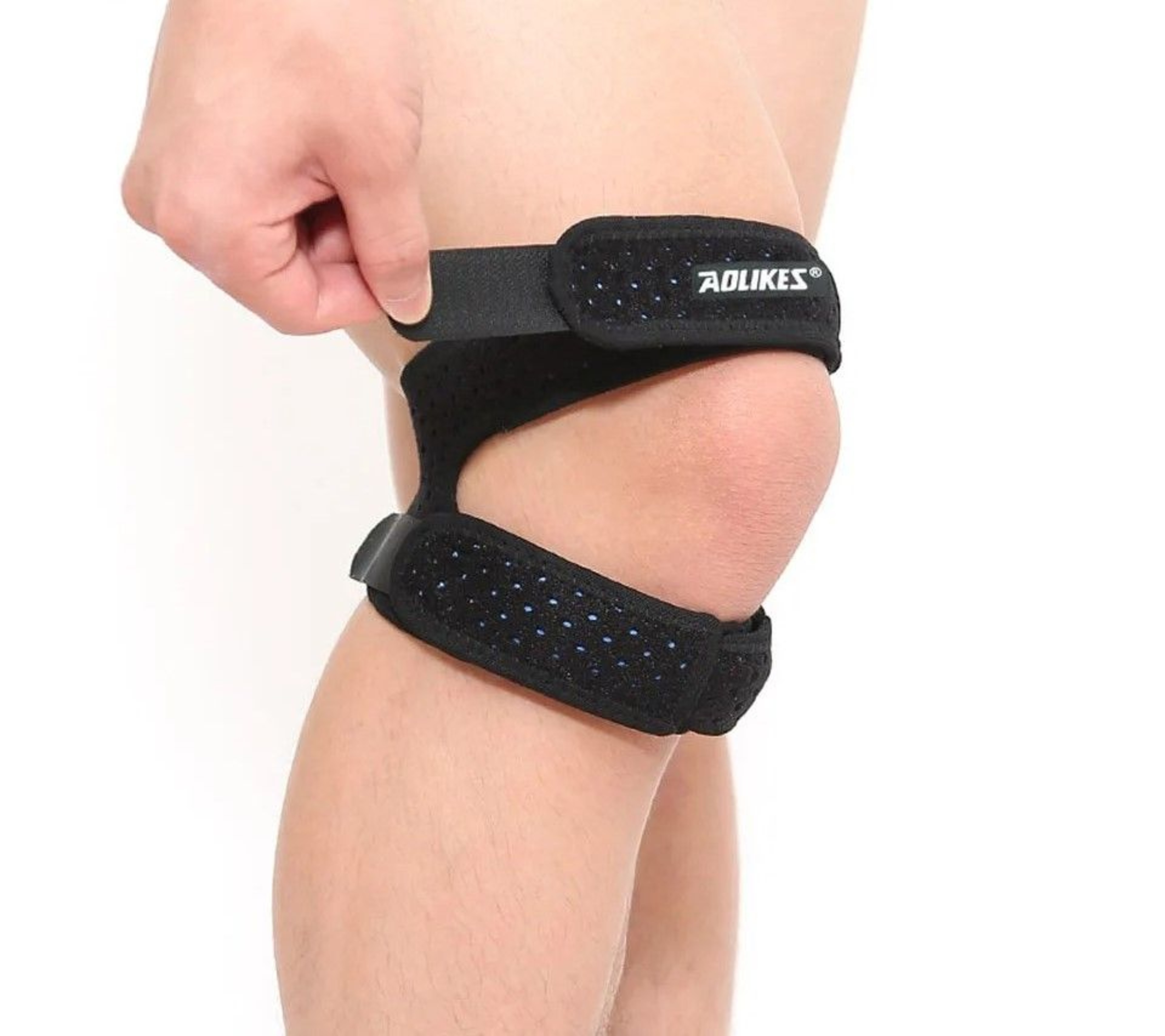 Pressurized Elastic Knee Wrap Sleeve With Open Patella 1