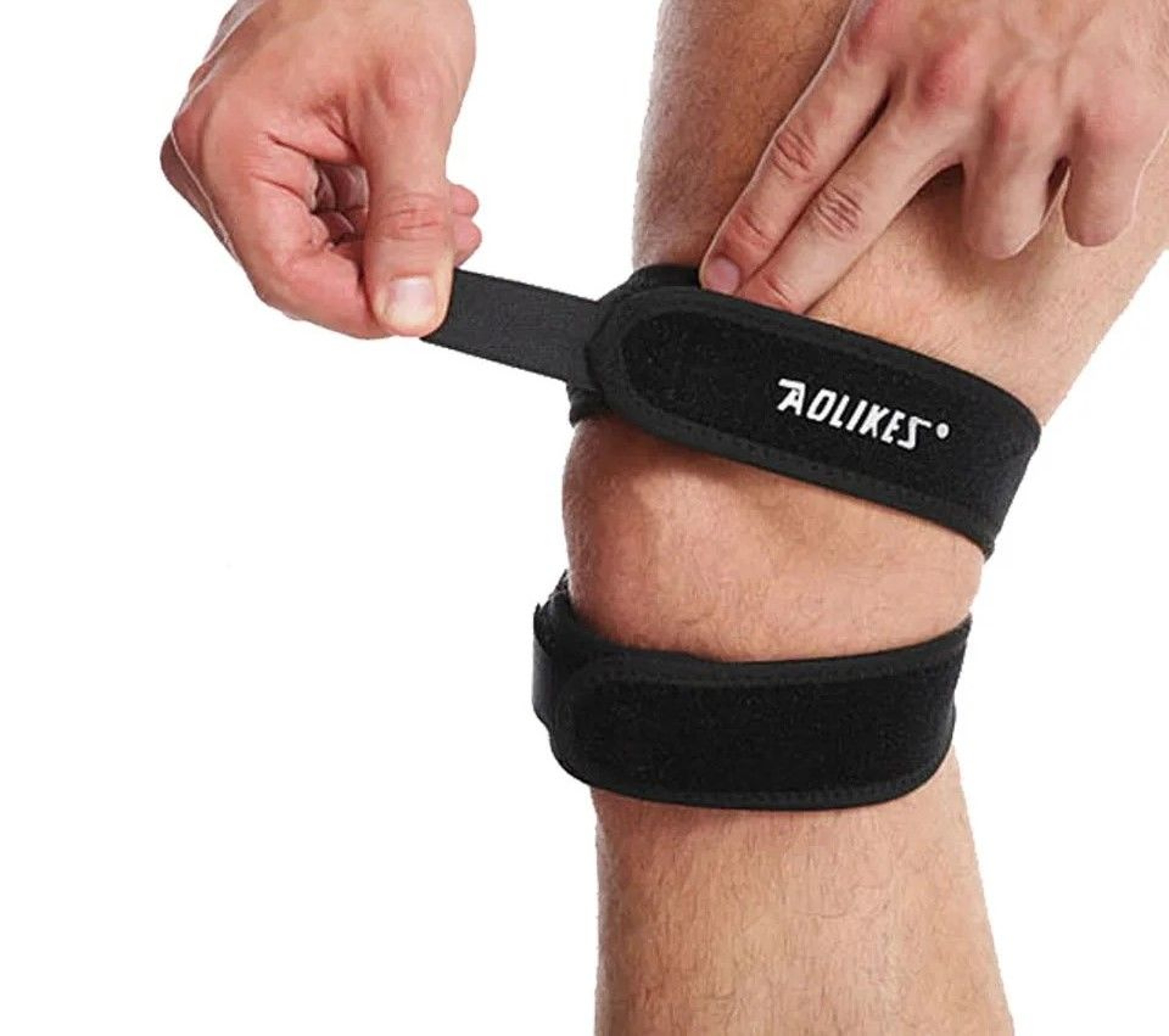 Pressurized Elastic Knee Wrap Sleeve With Open Patella 3