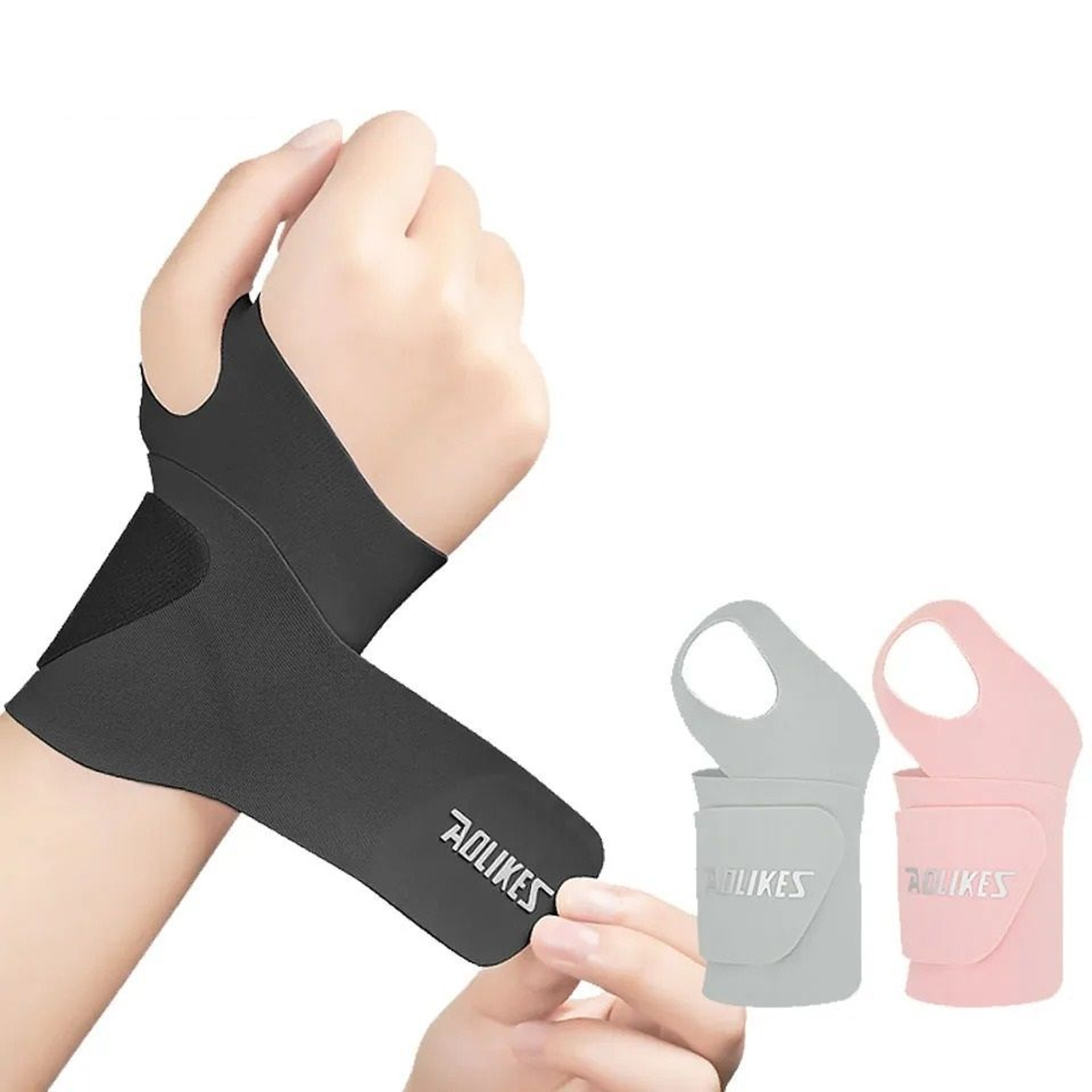 UltraThin And Soft Adjustable Sports Wrist Brace And Support Wrap 0
