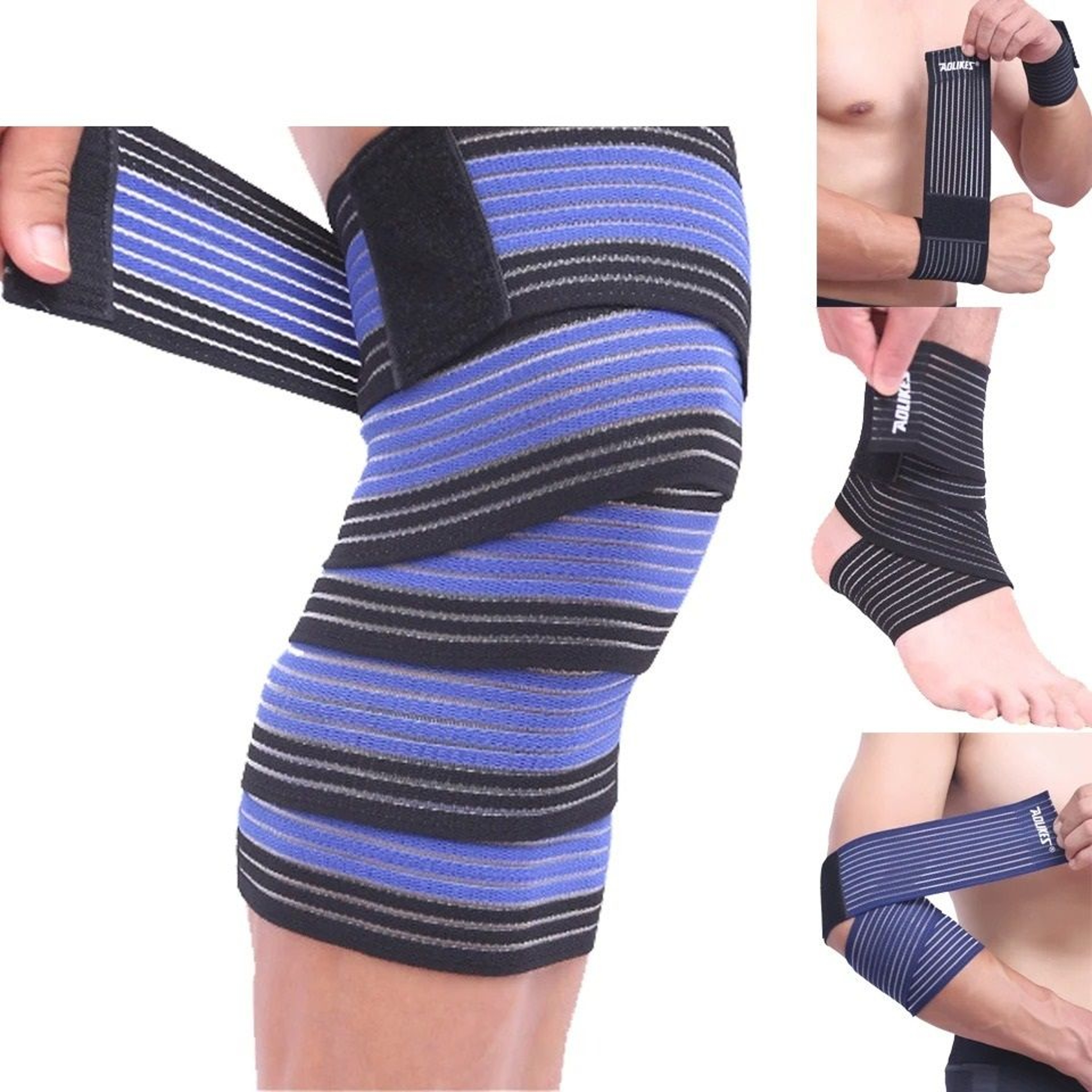 MultiUse Elastic Compression Wrap Bandage For Joint Support 0