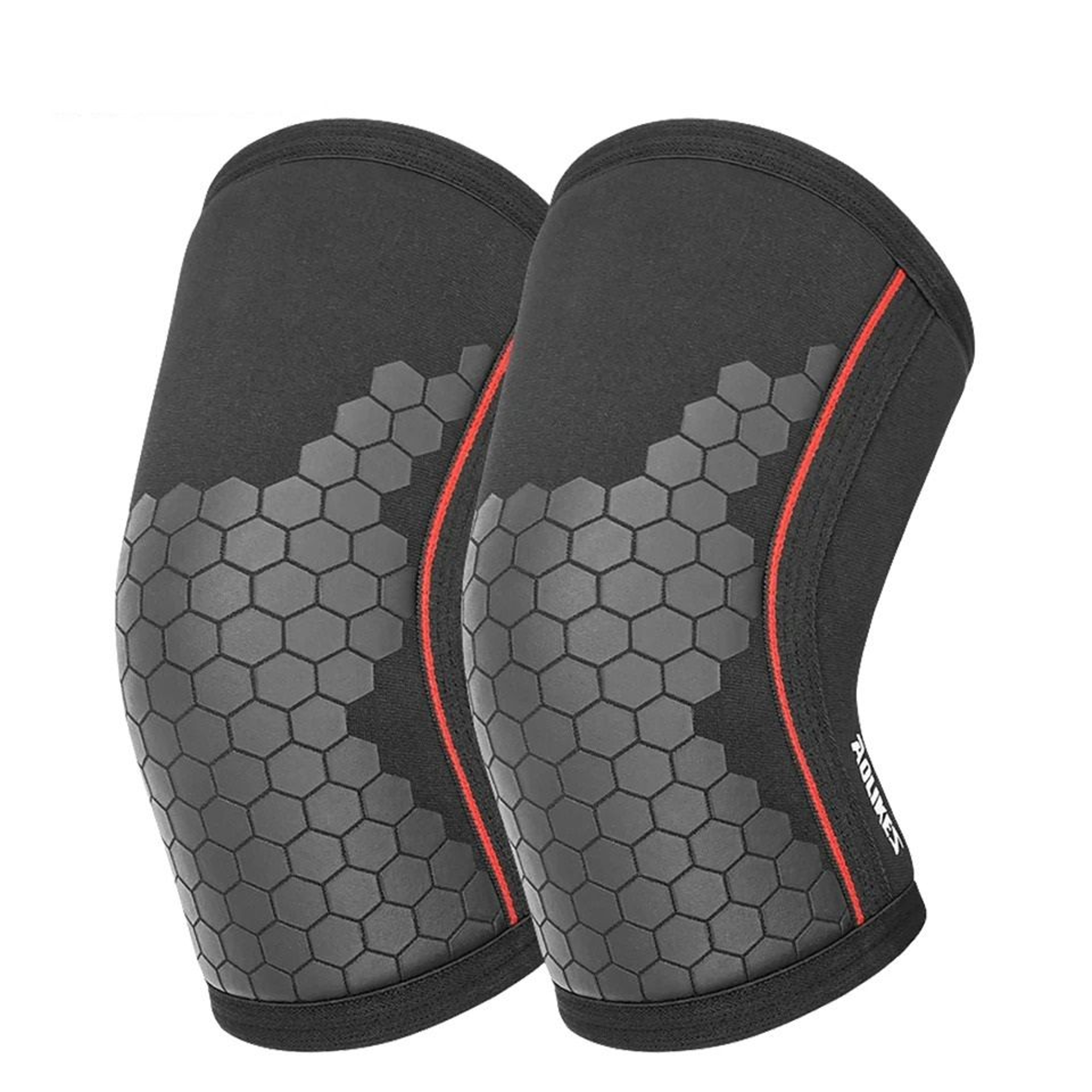 7mm Neoprene Weightlifting  Powerlifting Knee Sleeves 6