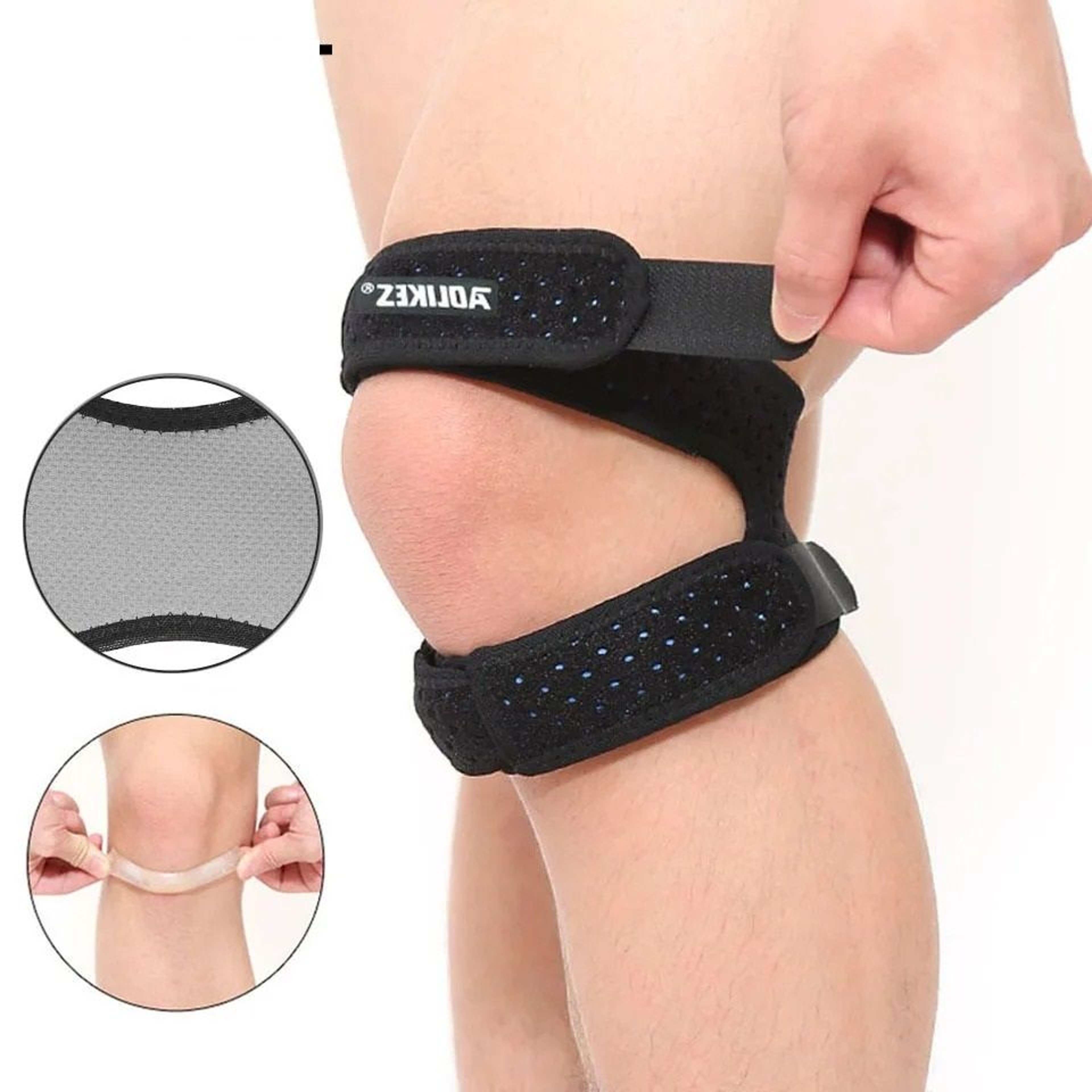 Adjustable Patella Knee Support Strap With Double Compression Pads 4