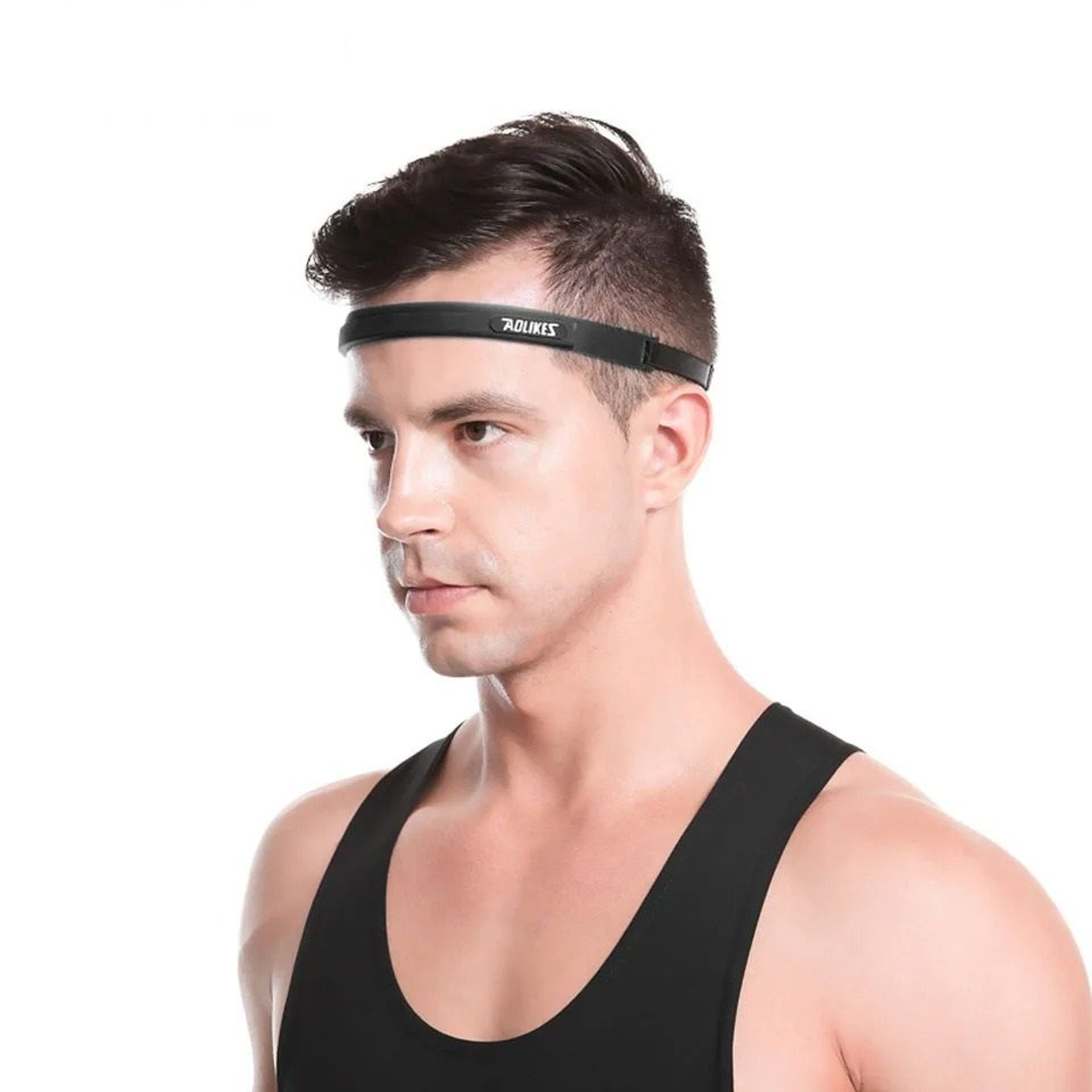 Elastic Soft Silicone Athletic Headband And Sweatband 1