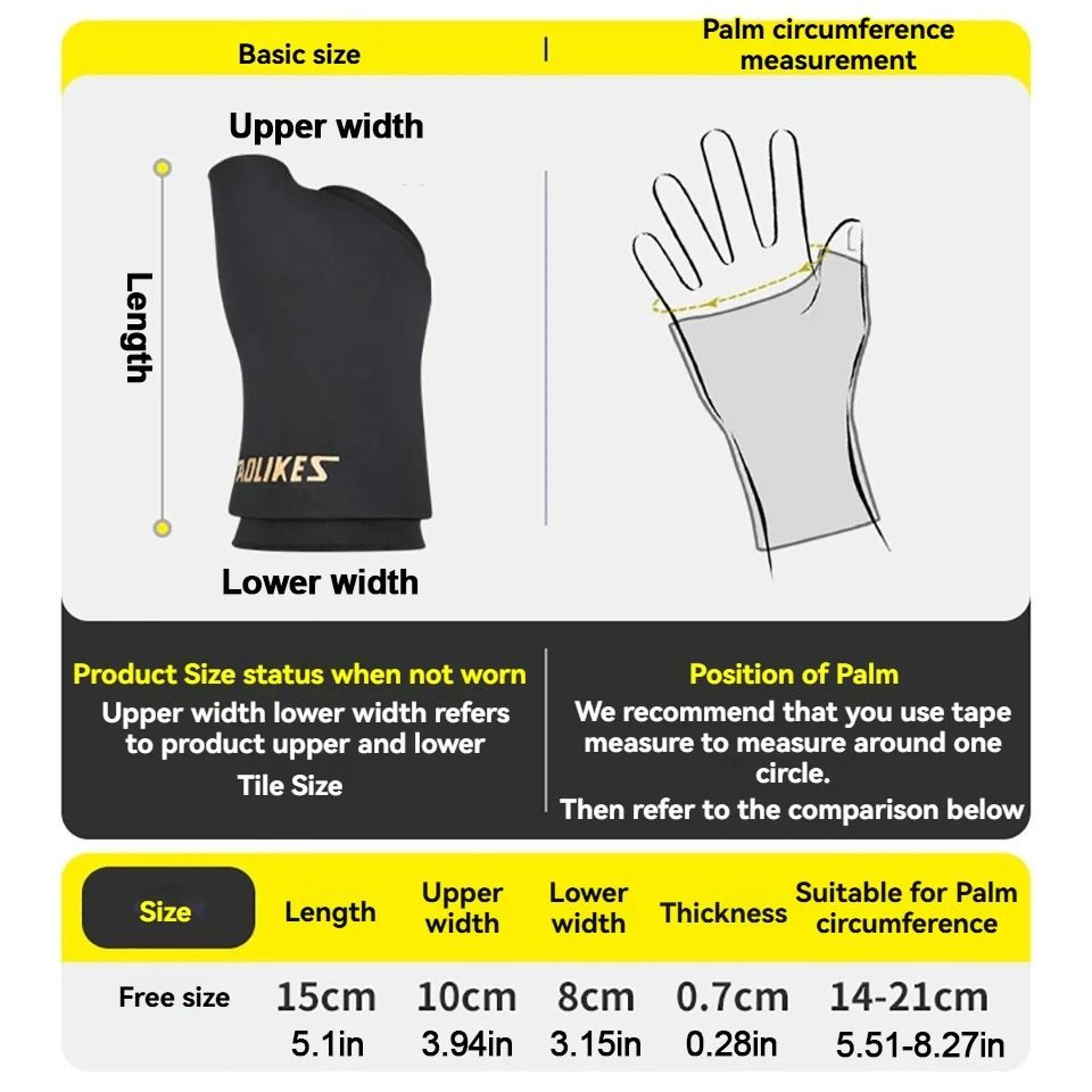 Hot and Cold Relief Hydrogel Hand & Wrist Sleeve for Heat or Ice Therapy – view 1