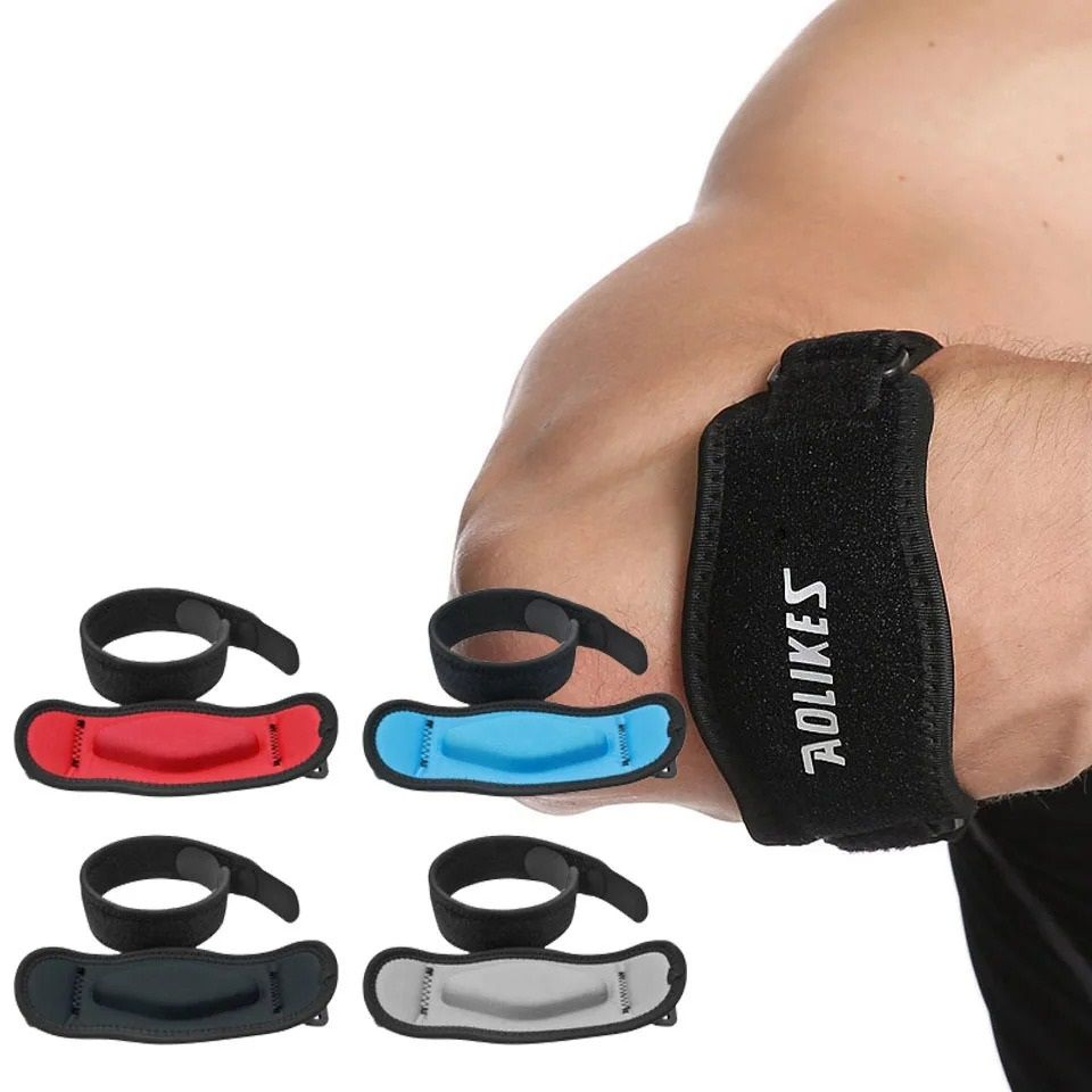 Sports Compression Elbow Strap With Pressure Pad For Tennis  Golfers Elbow 0