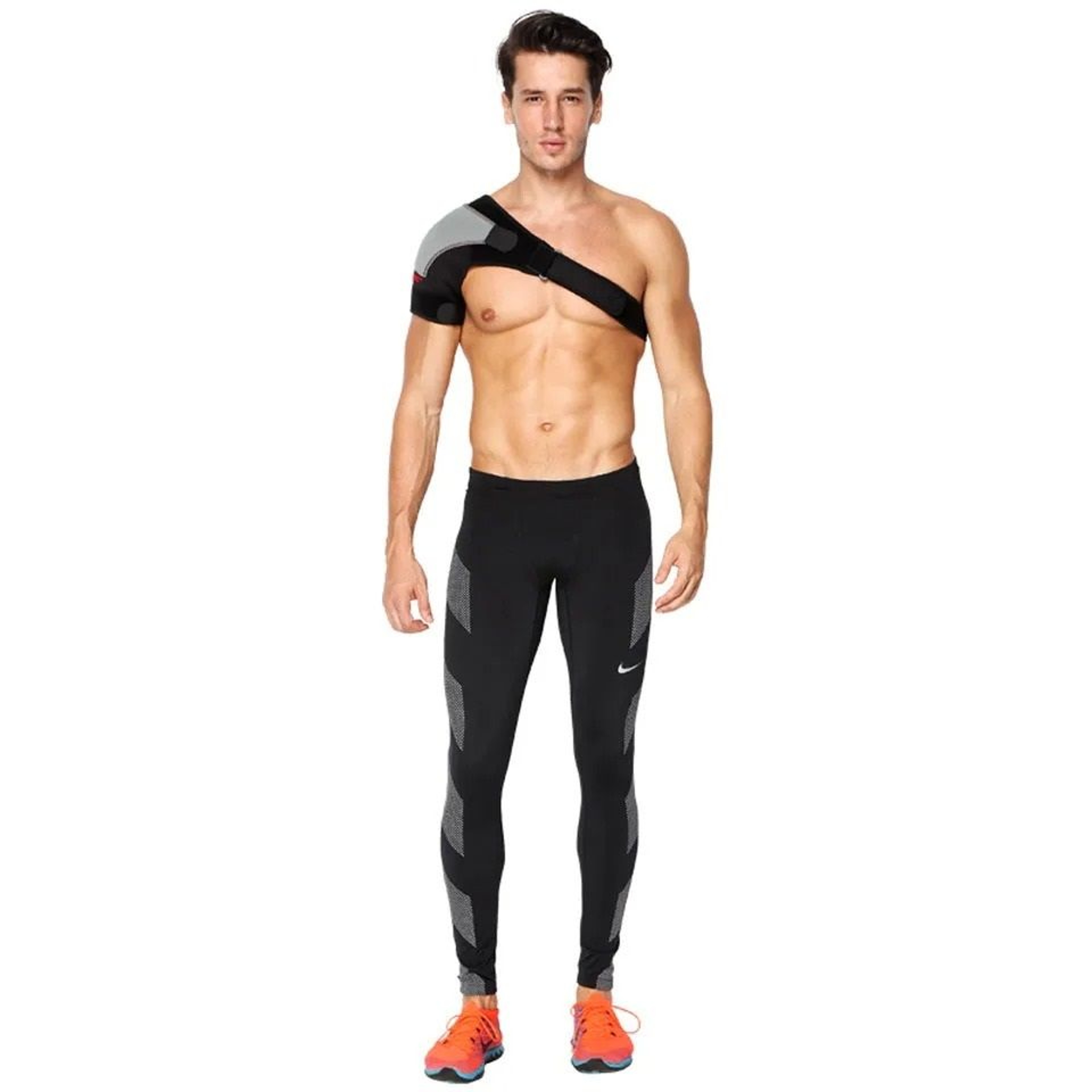 Shoulder Stability Brace With Adjustable Compression Pressure Pad 5