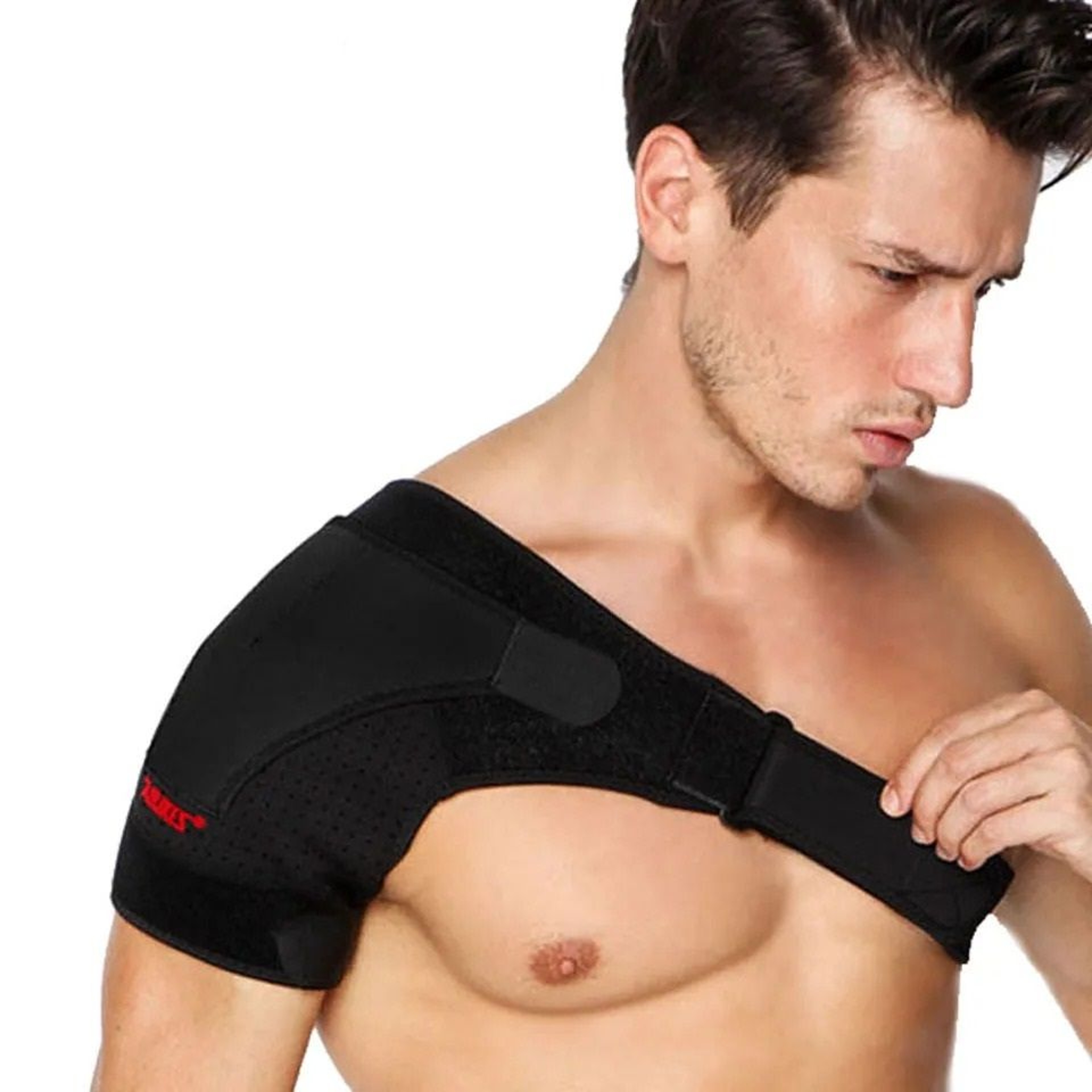 Shoulder Stability Brace With Adjustable Compression Pressure Pad 6