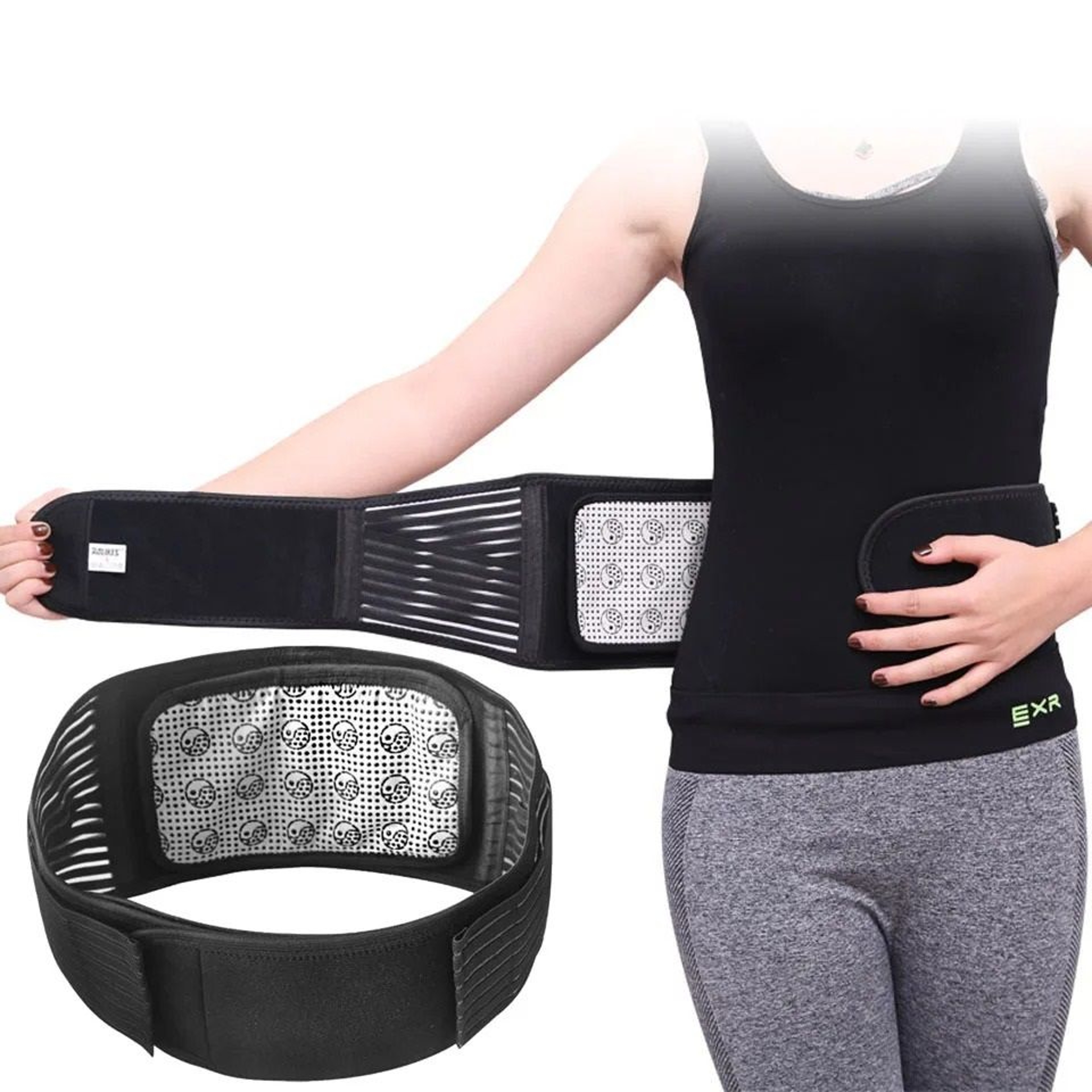 SelfHeating Tourmaline  Magnetic Lumbar Support Belt 0