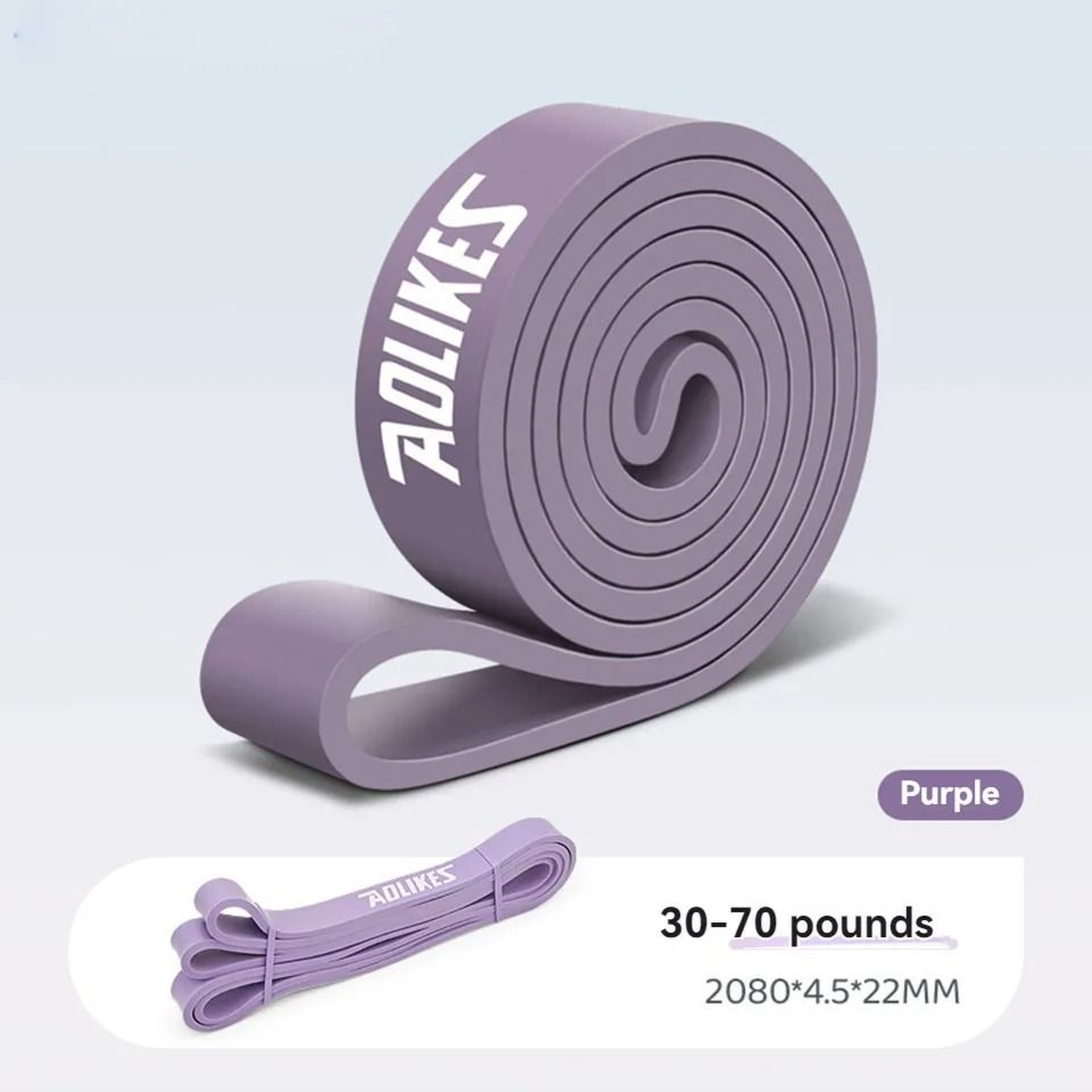Natural Latex Heavy Duty PullUp Assist  Resistance Loop Bands 10