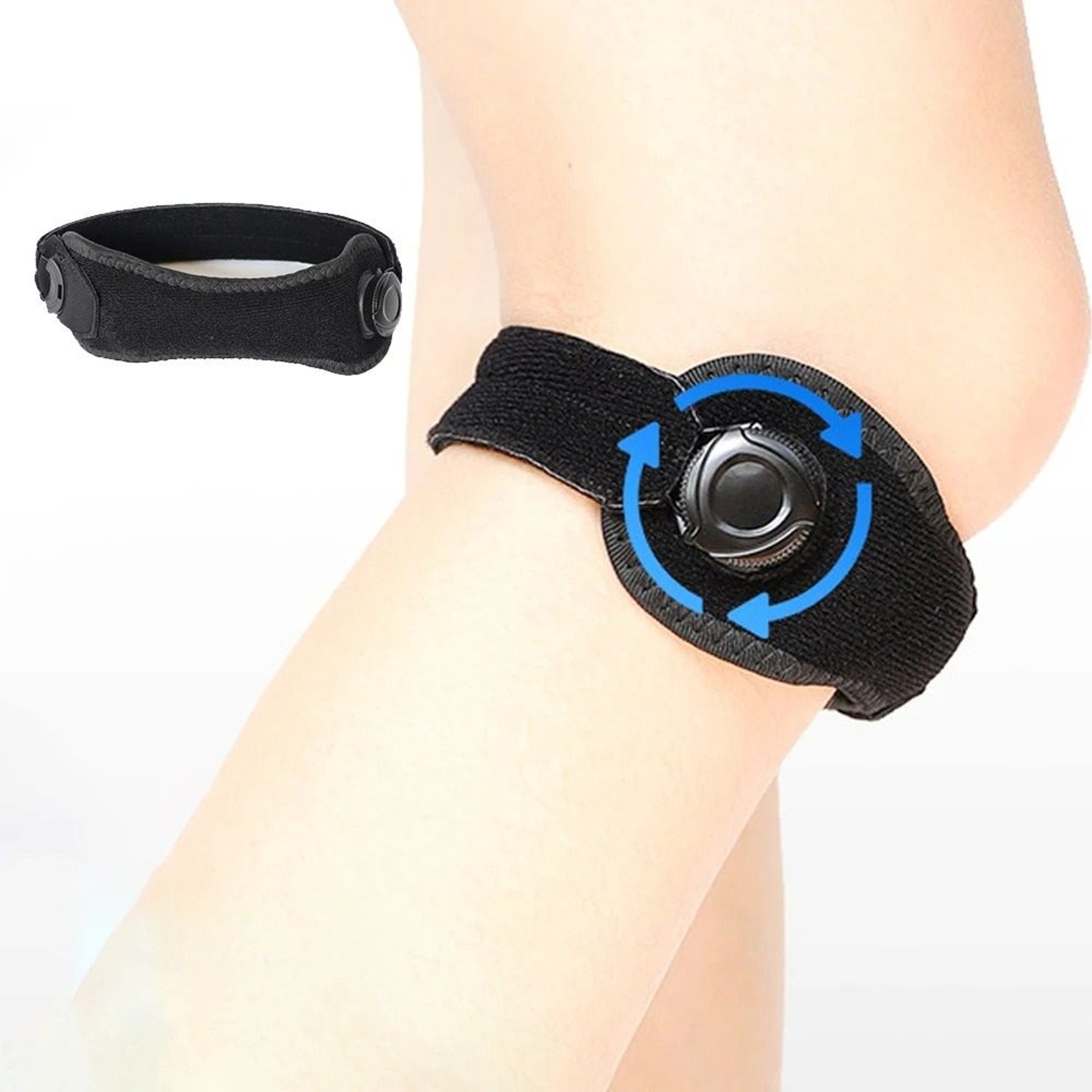 Adjustable Patella Knee Strap  Precision Knob Brace For Jumpers Knee Tendonitis  Arthritis 0
