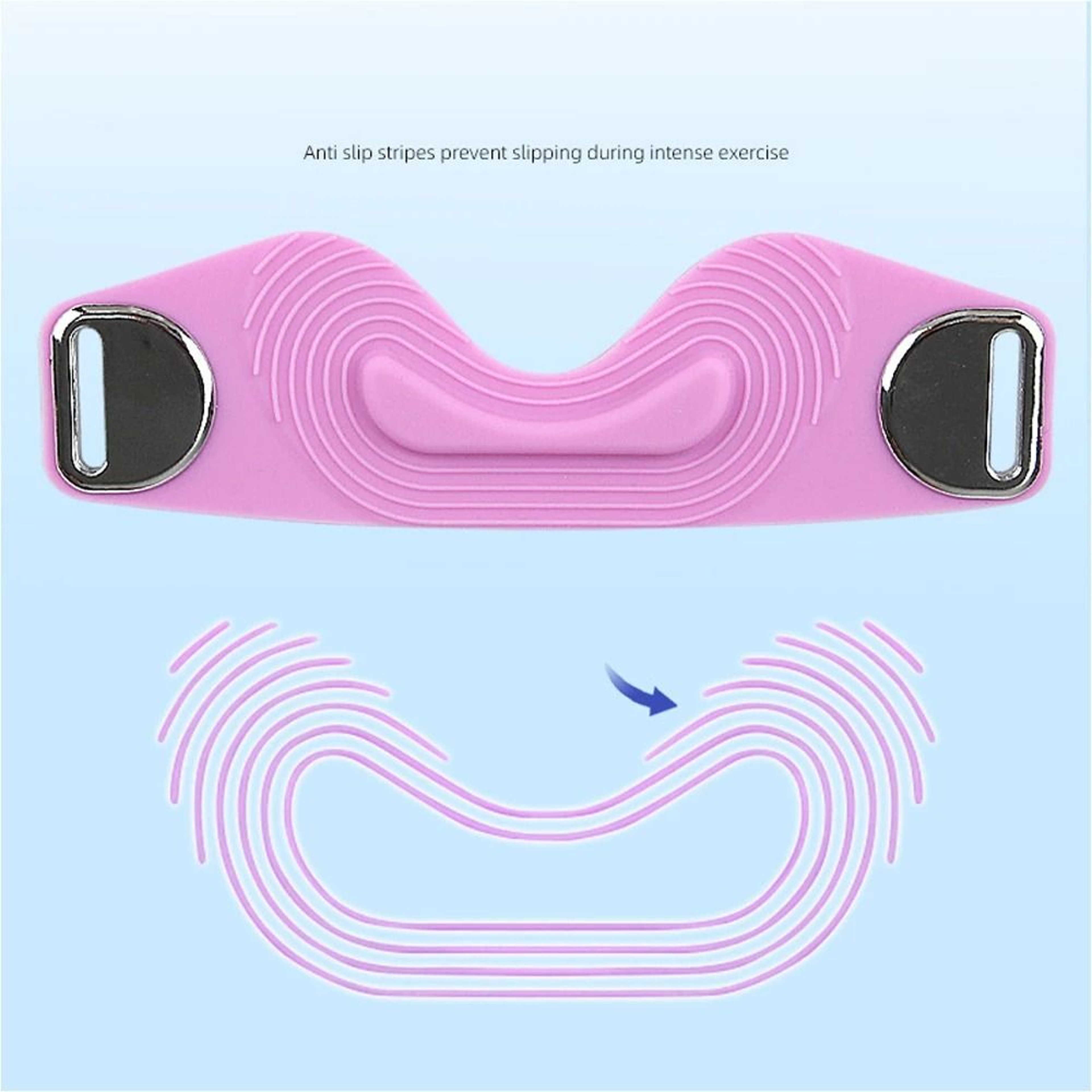 2Pack Adjustable Silicone Patellar Tendon Support Straps For Jumpers Knee  Pain Relief 1