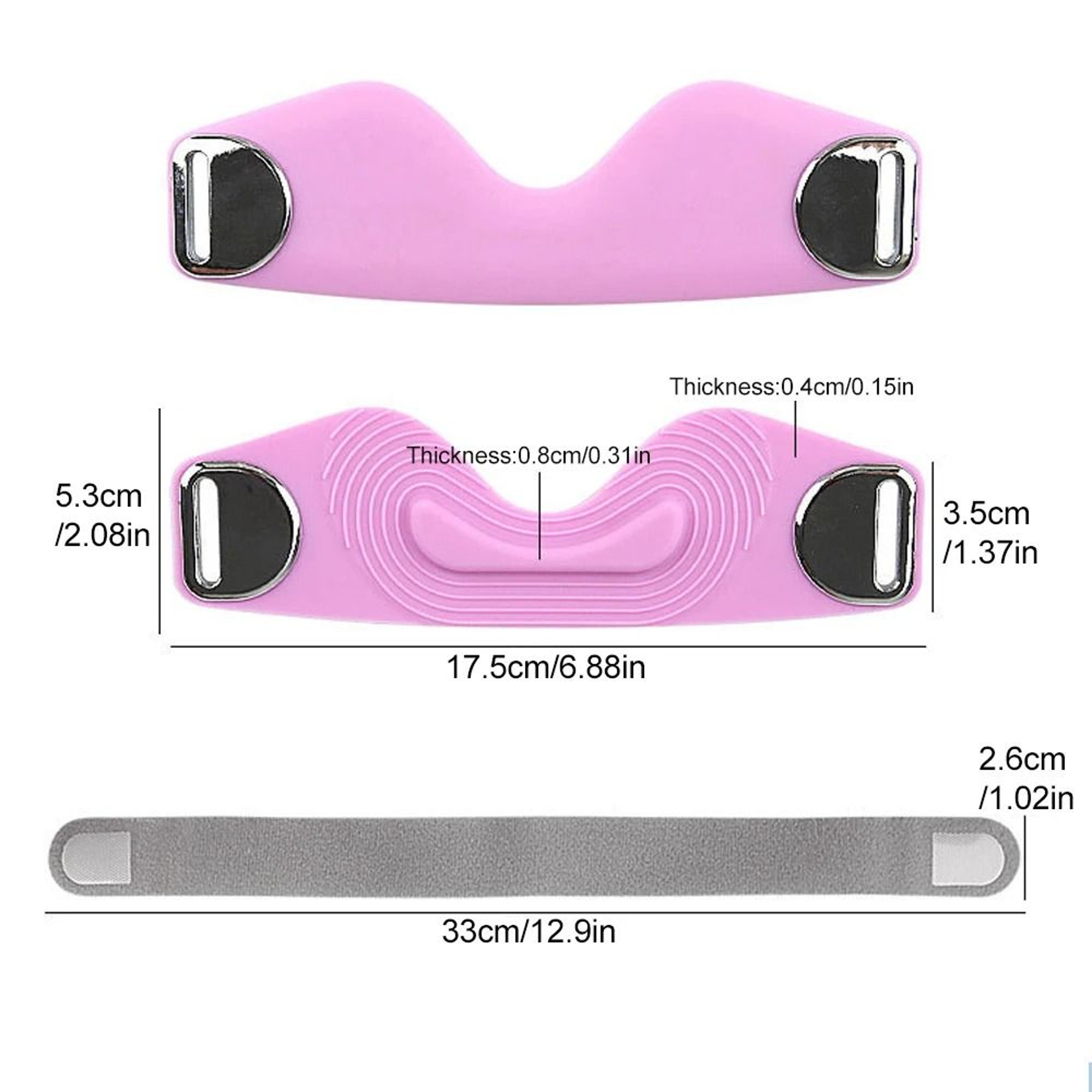 2Pack Adjustable Silicone Patellar Tendon Support Straps For Jumpers Knee  Pain Relief 4