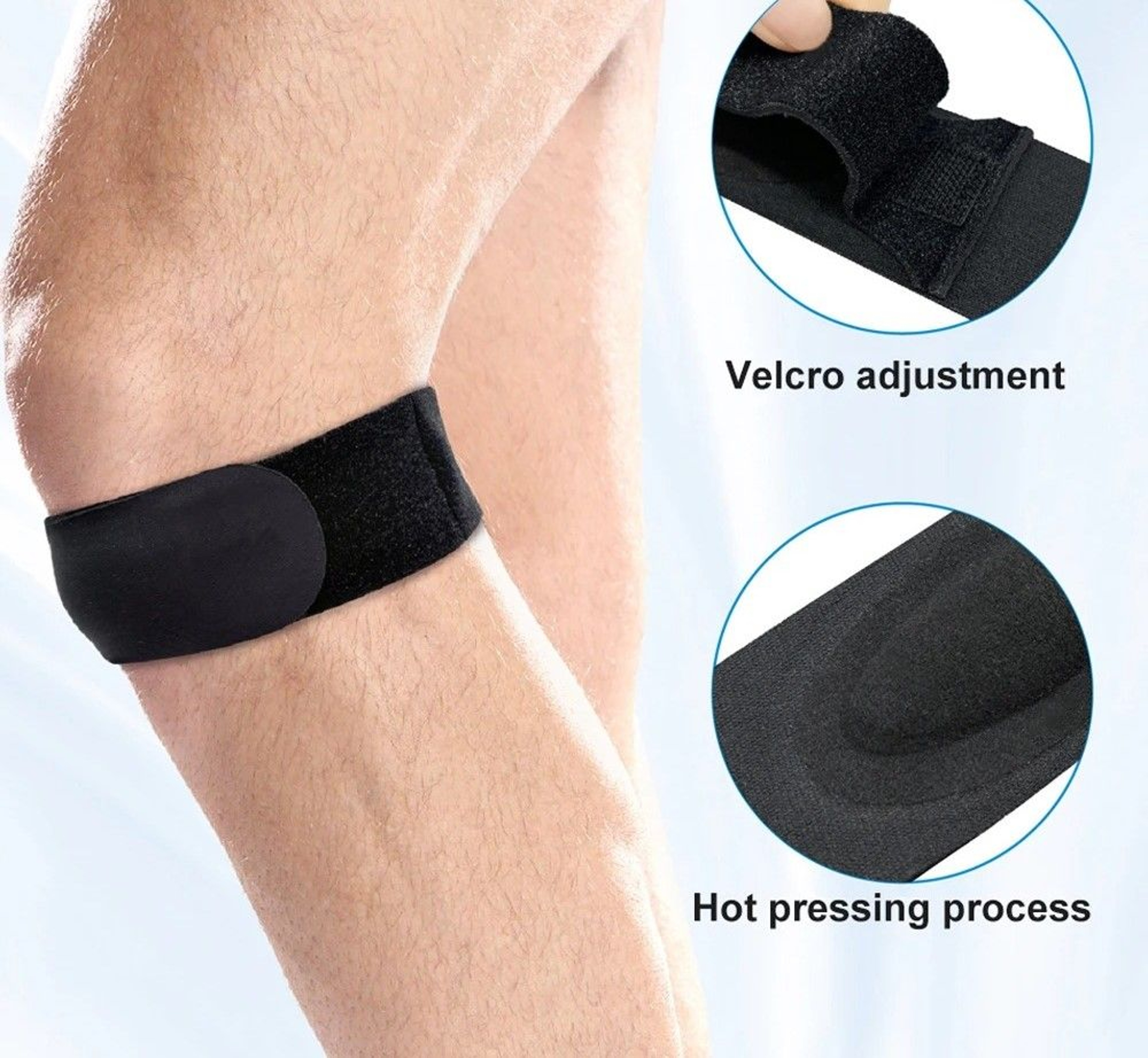 Adjustable Patella Tendon Support Strap For Knee Pain Relief  Running 0