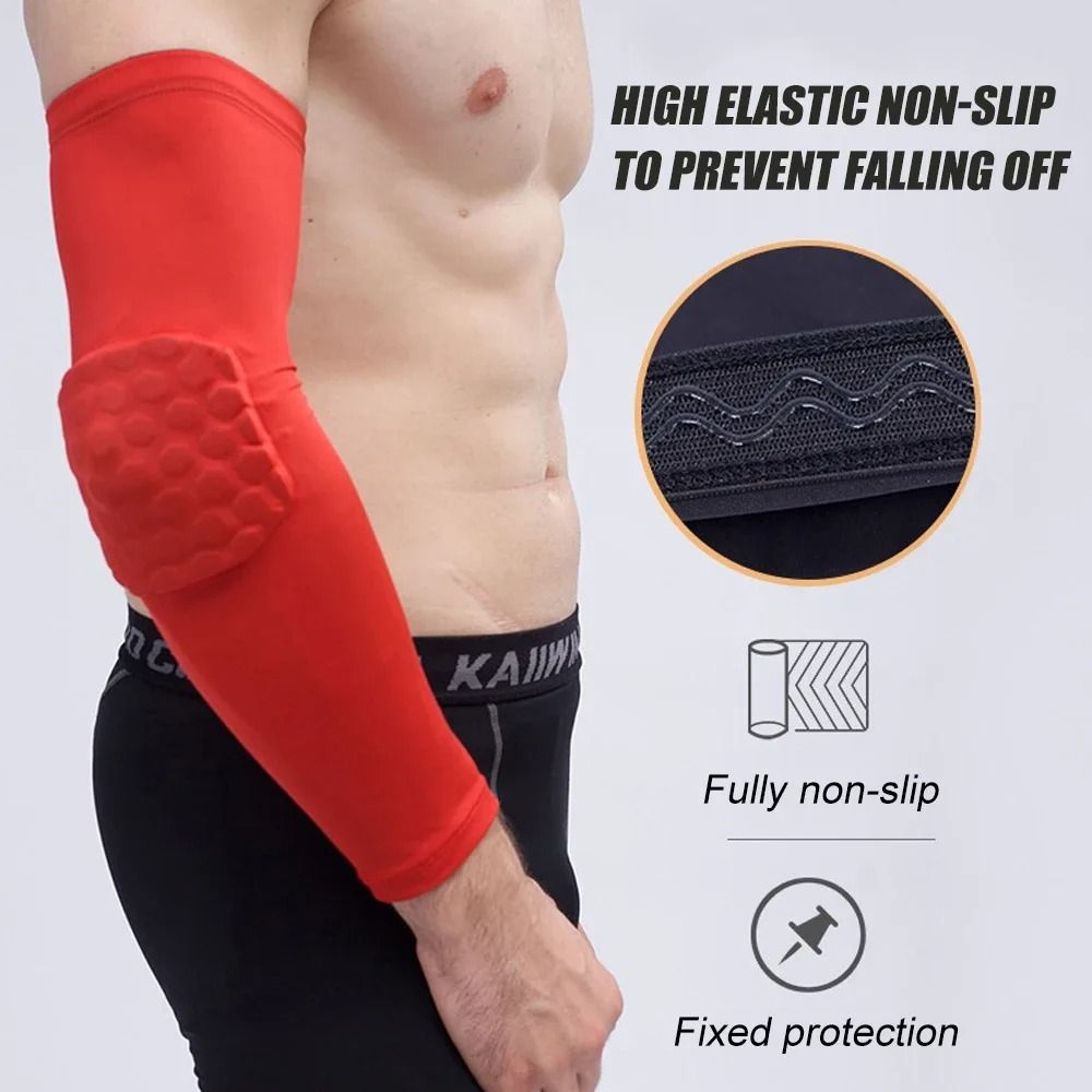Honeycomb Crashproof Arm  Elbow Support Sleeve 3
