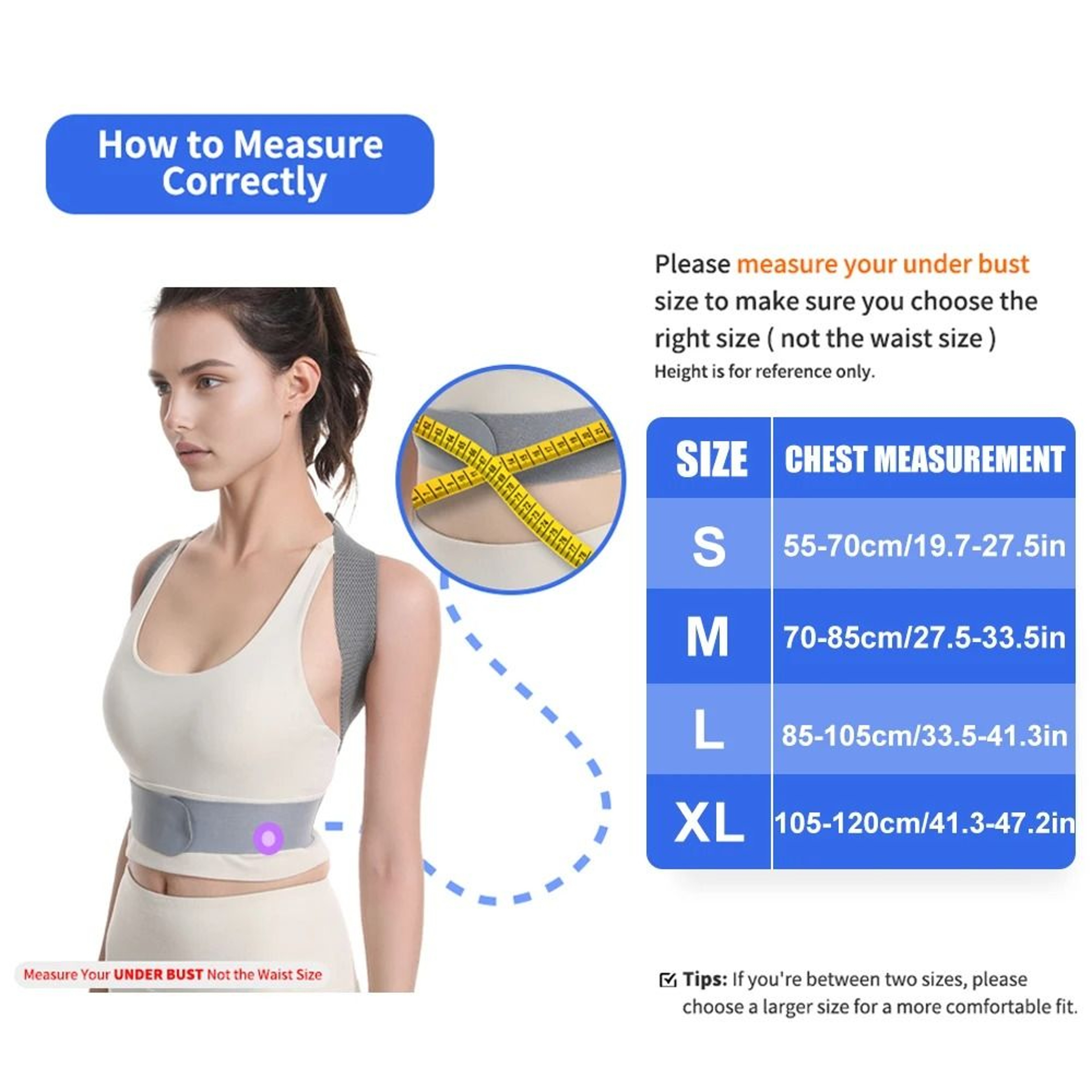 Adjustable Upper Back Posture Corrector & Shoulder Support Brace – view 1