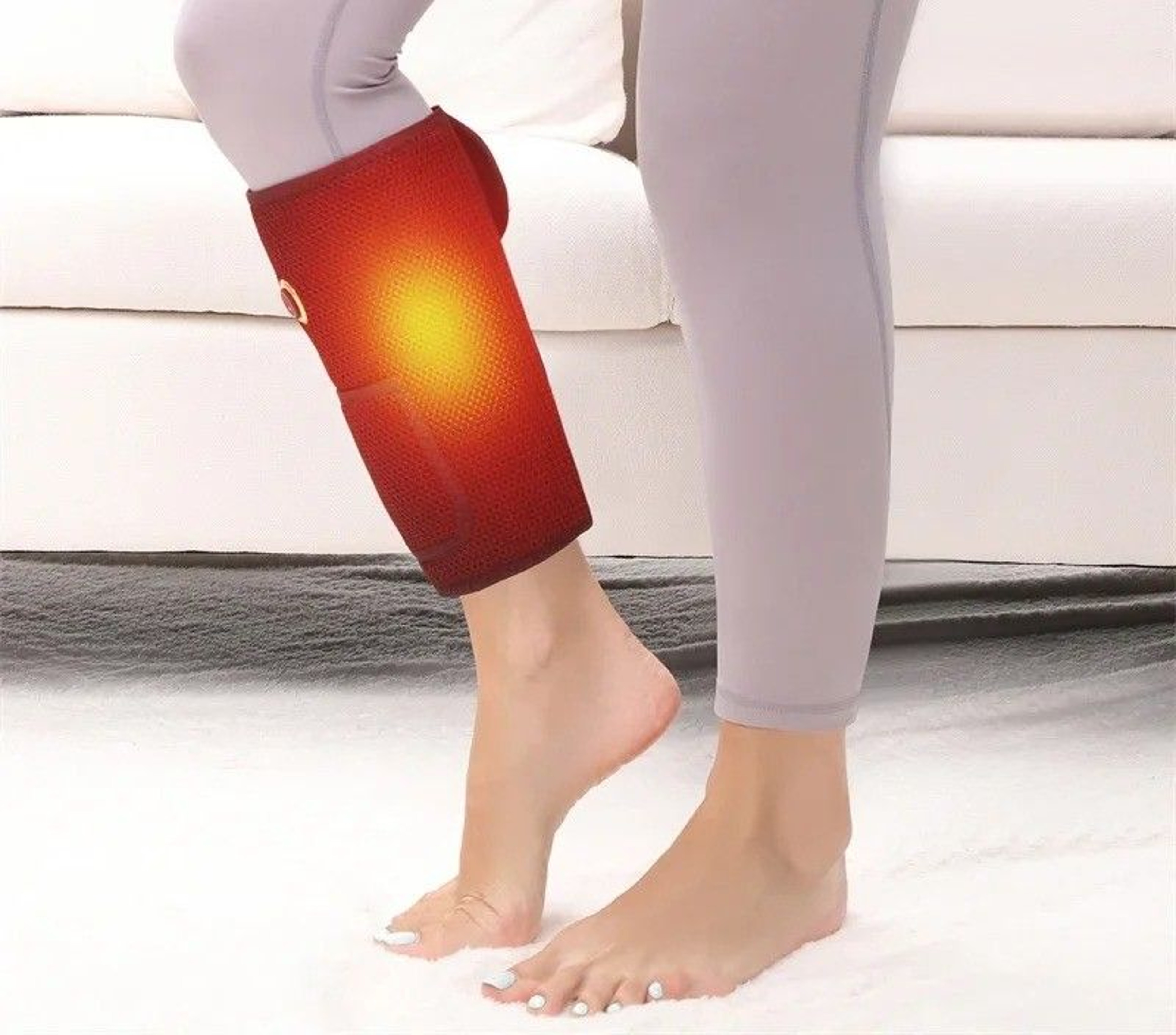 Electric Heating Calf Pad  Leg Vibration Massager  3 Heating Modes Heated Wrap For Arm  Calf Muscle 2