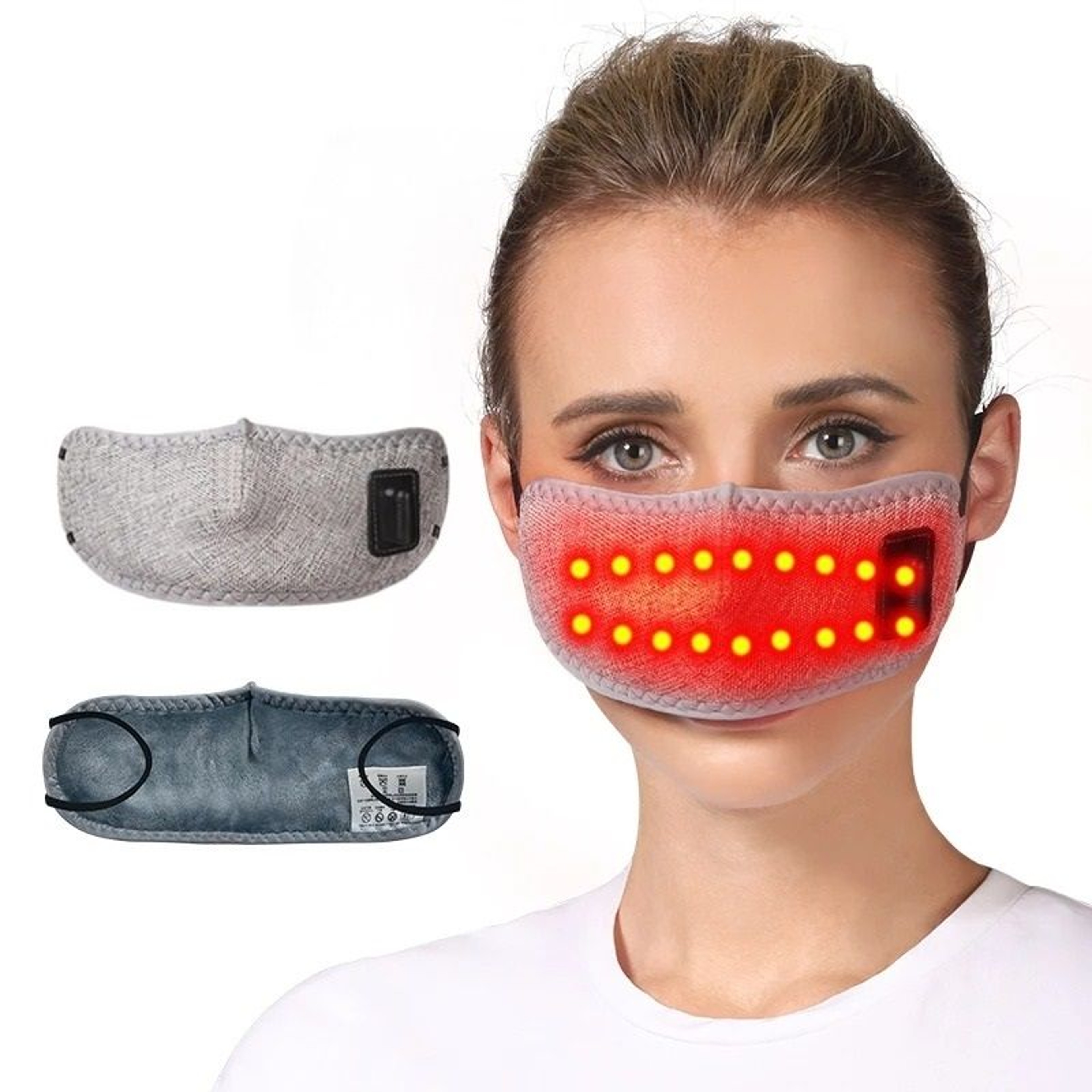 Red Light Heated Nose Pad  Winter Nose Warmer  Hot Compress Electric Heating Wrap For Stuffy Nose S 0