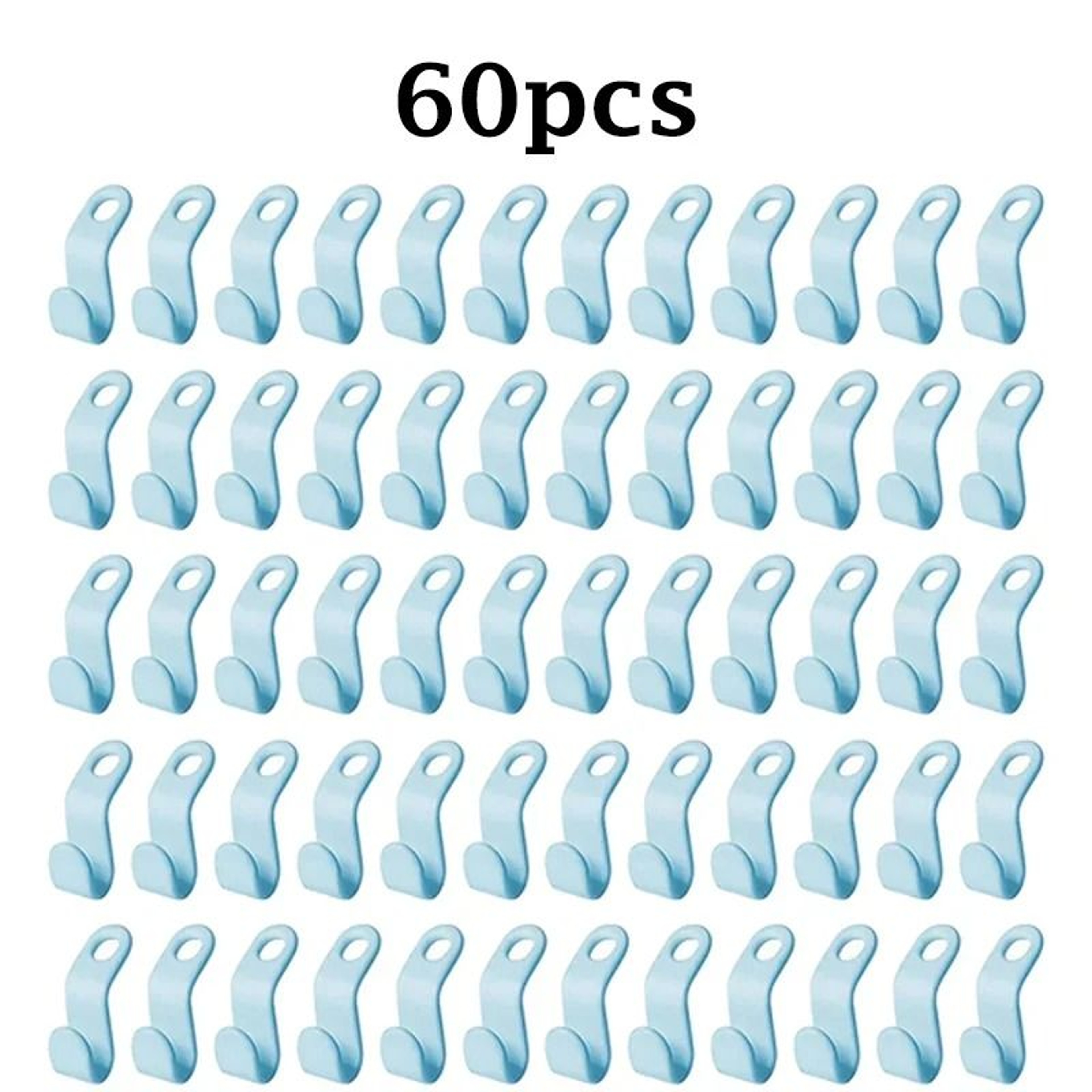 Space Saving Clothes Hanger Connector Hooks 10 30 Or 60 Pack 18