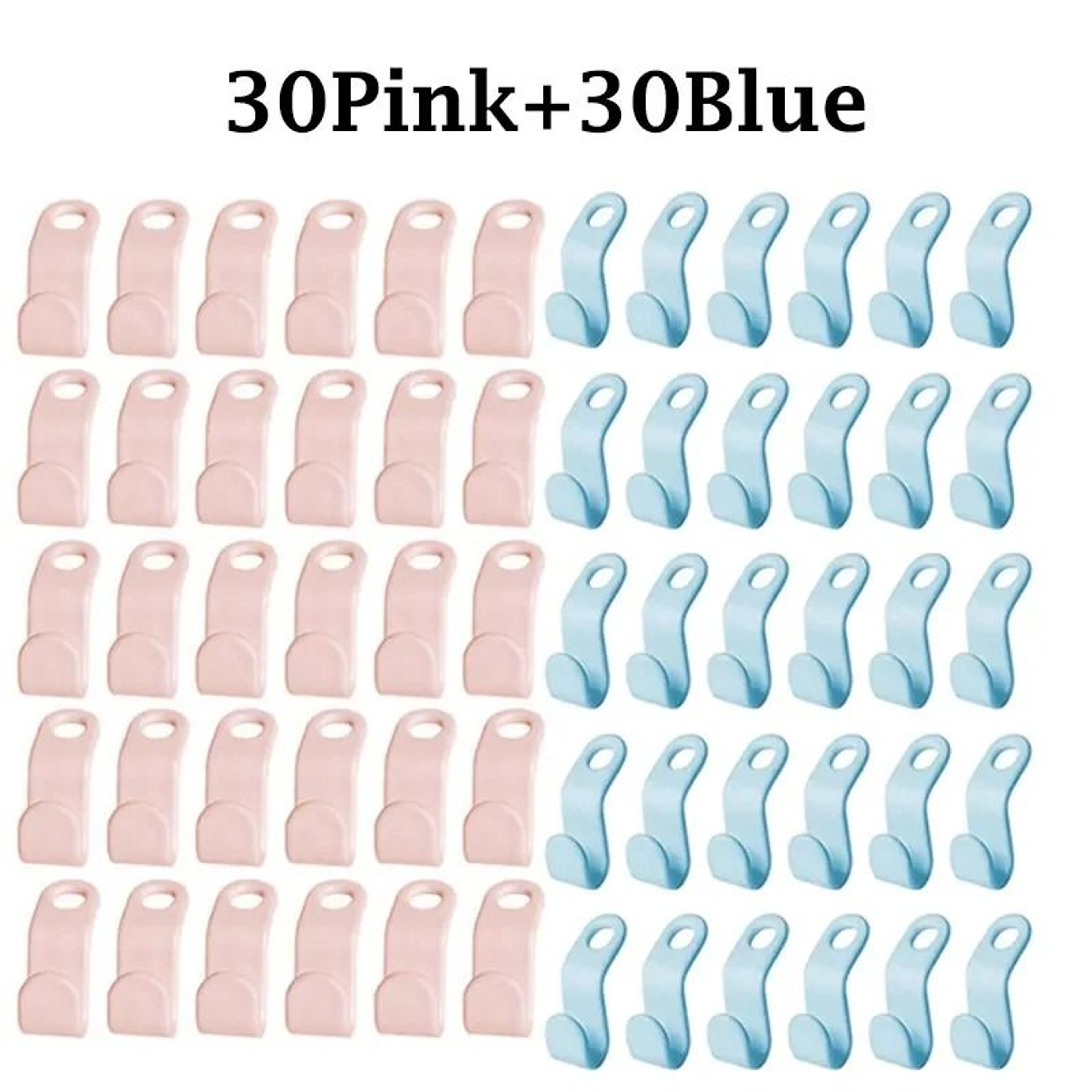 Space Saving Clothes Hanger Connector Hooks 10 30 Or 60 Pack 22