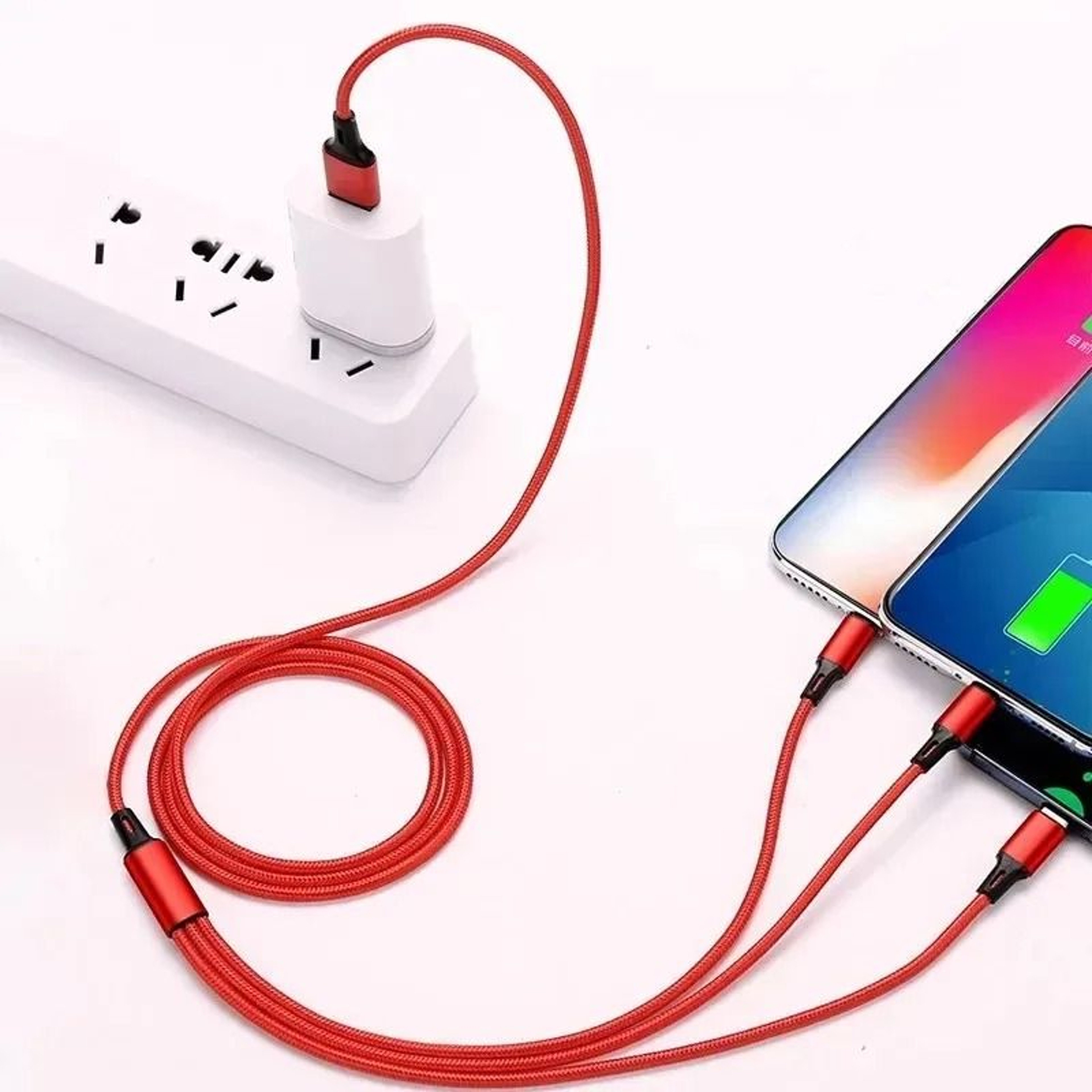 3 In 1 Universal Multi USB Fast Charging Cable 1 Or 3 Pack 5