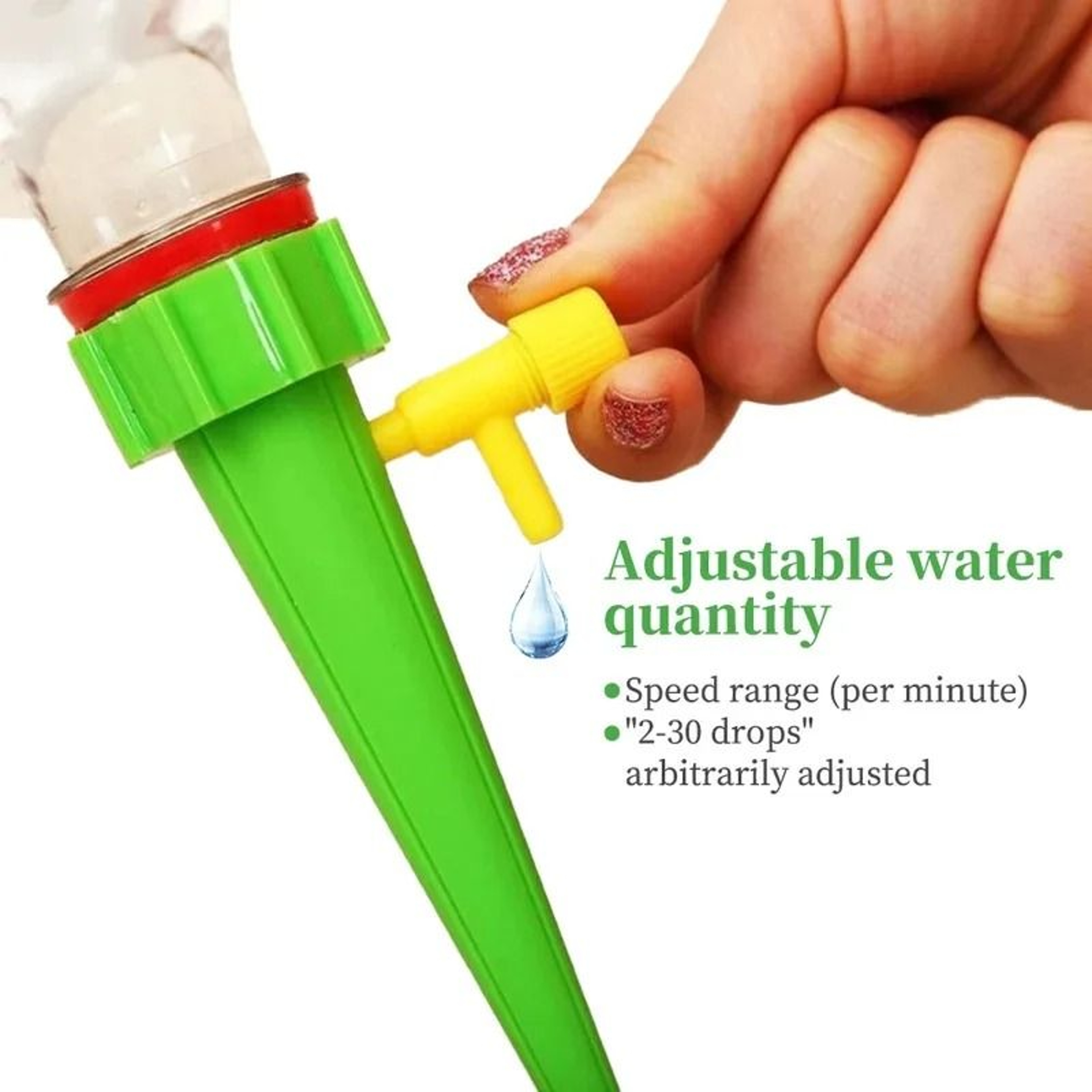 Adjustable Automatic Drip Irrigation Water Emitters 10 Or 50 Pack 1