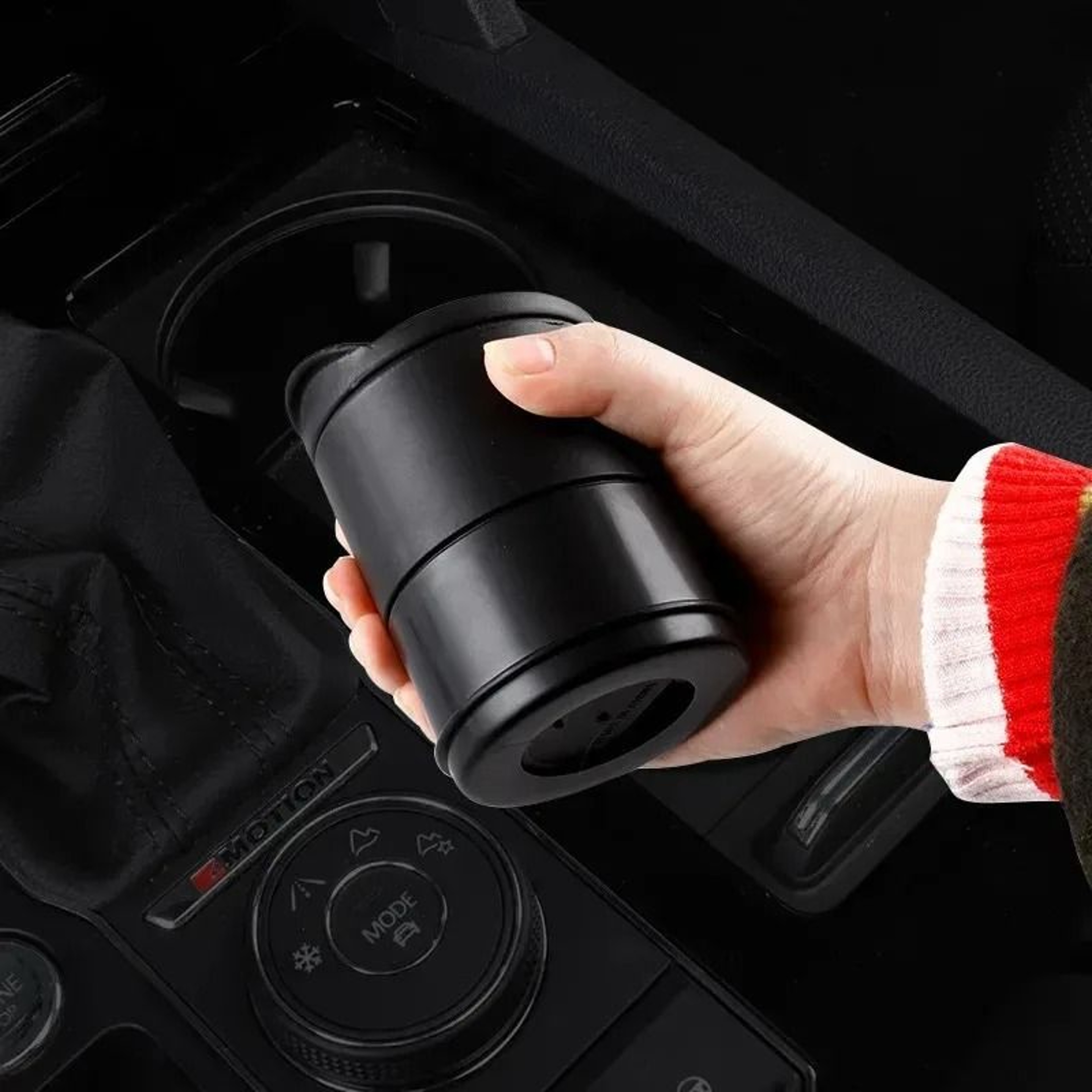 Car Portable Cup Holder Ashtray With Flame Retardant Cover 3