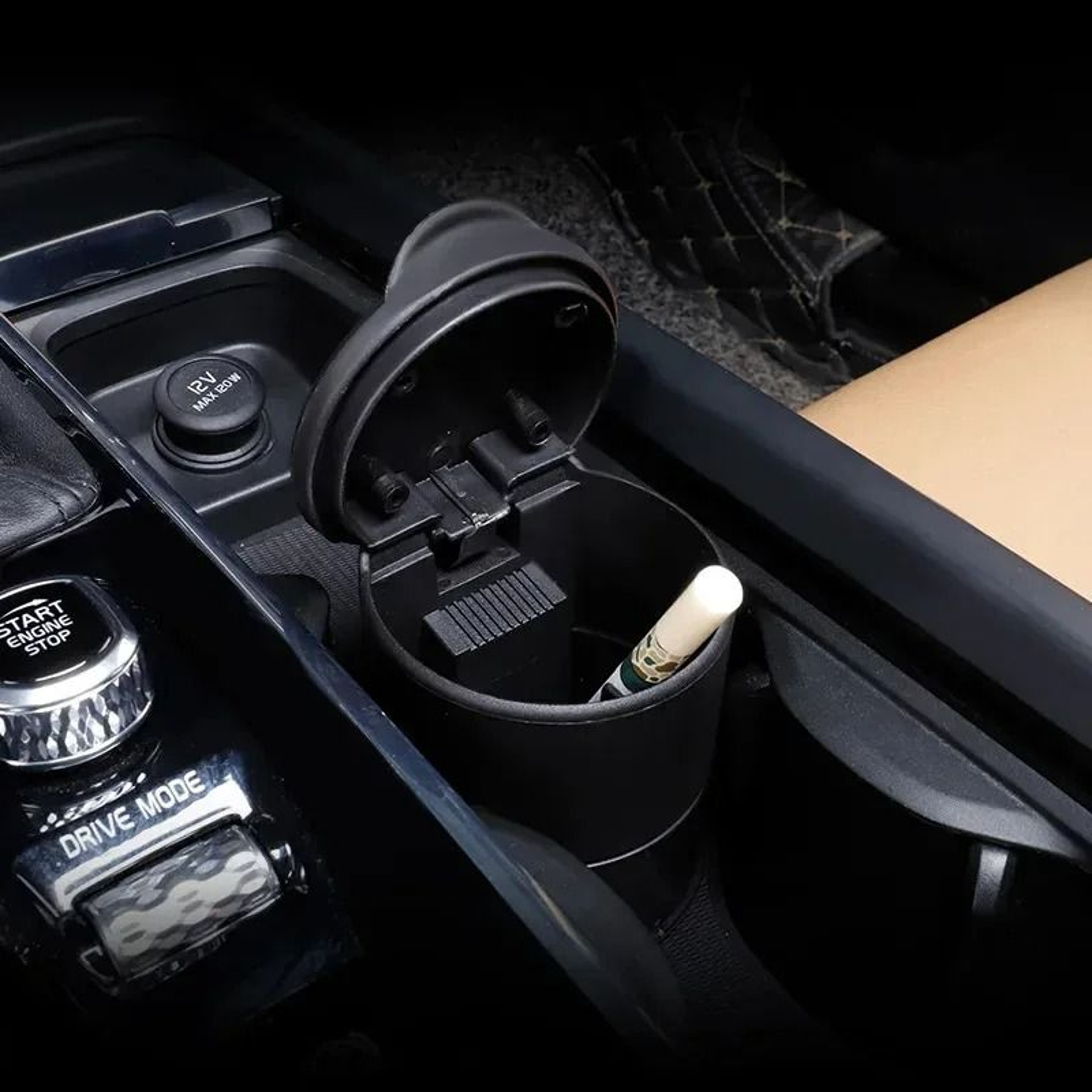 Car Portable Cup Holder Ashtray With Flame Retardant Cover 4