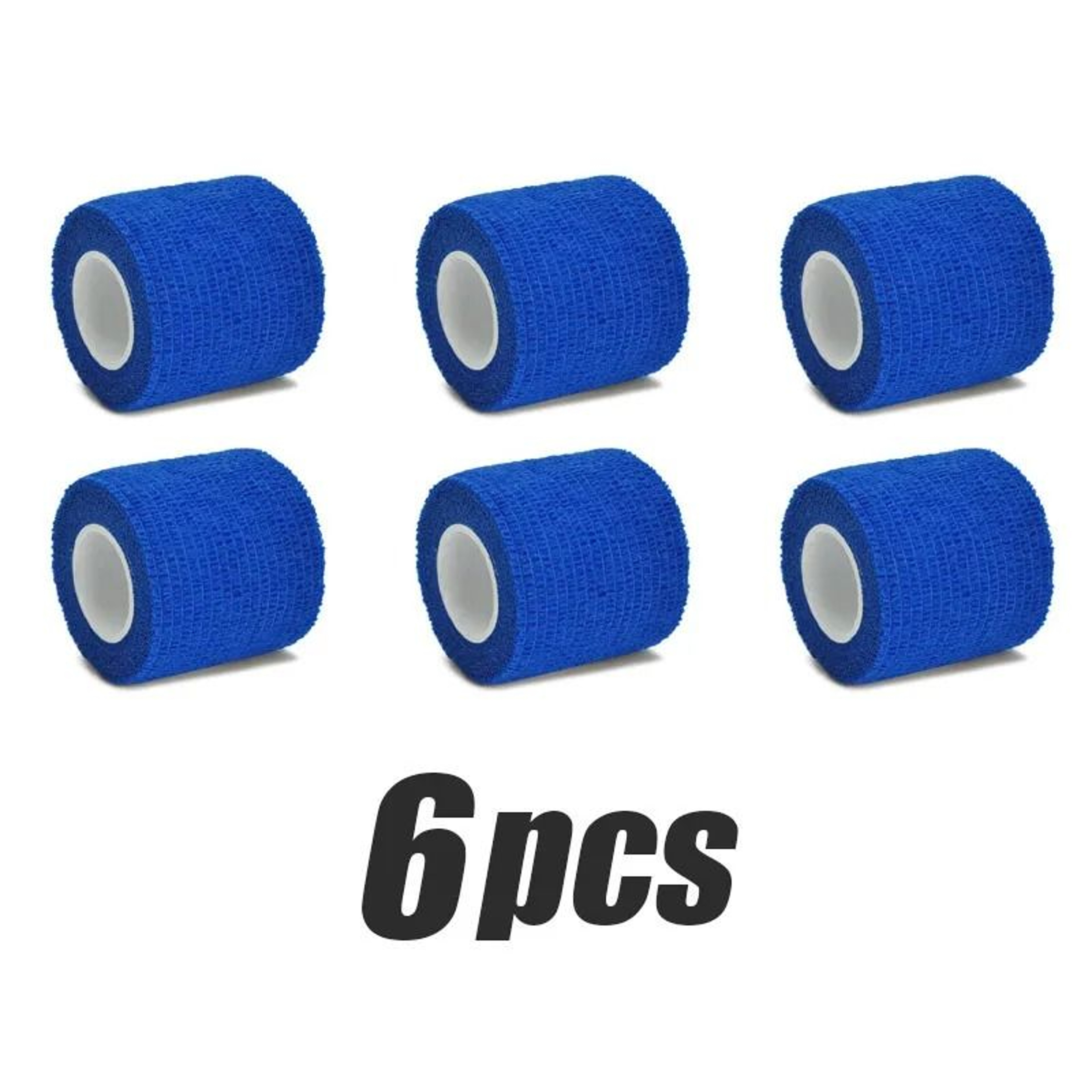 Self Adhesive Elastic Sports Bandage Wrap 6 12 Or 24 Pack  Blue 7