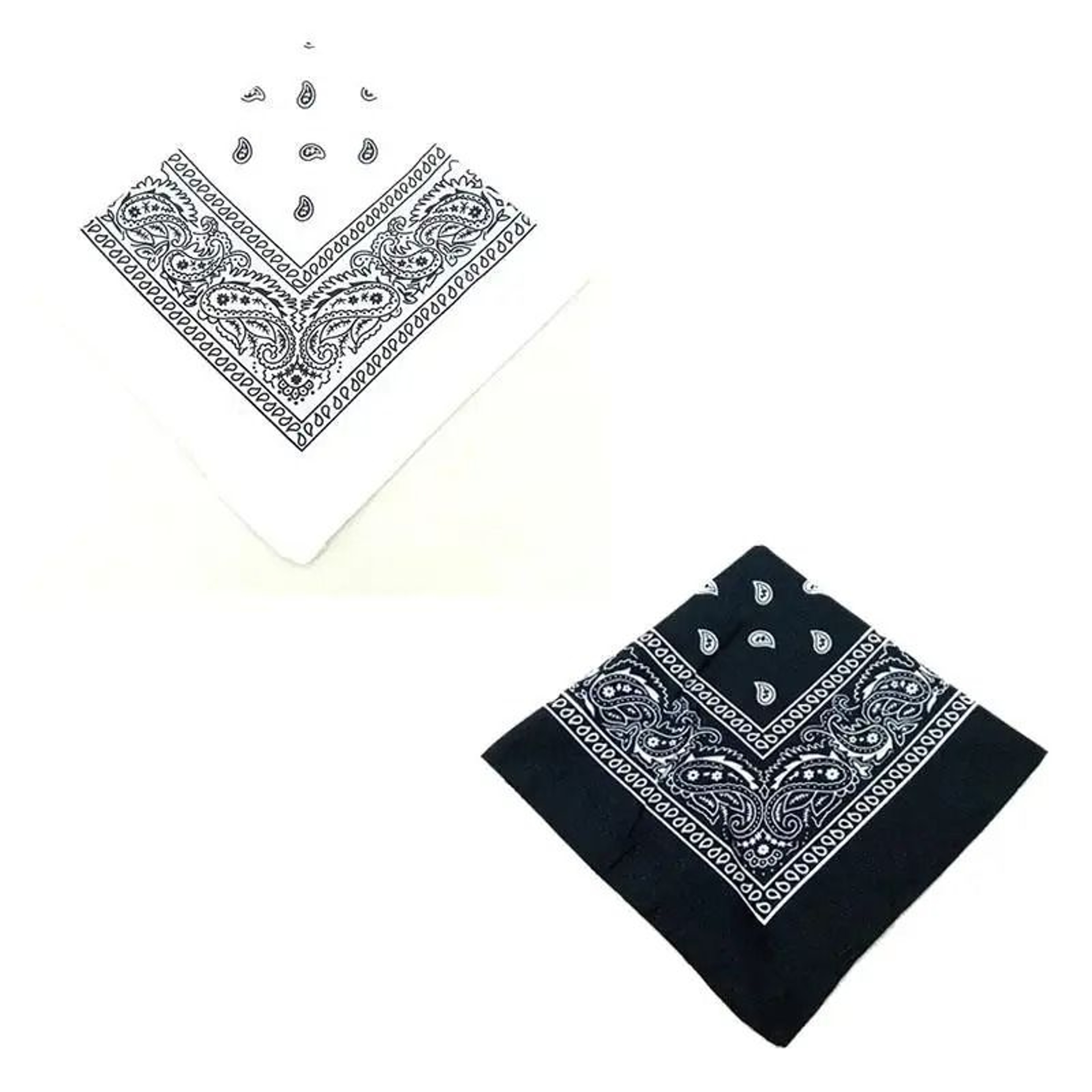 Classic Paisley Hip Hop Square Bandana Scarf 1 2 Or 3 Pack  21 In X 21 In 6