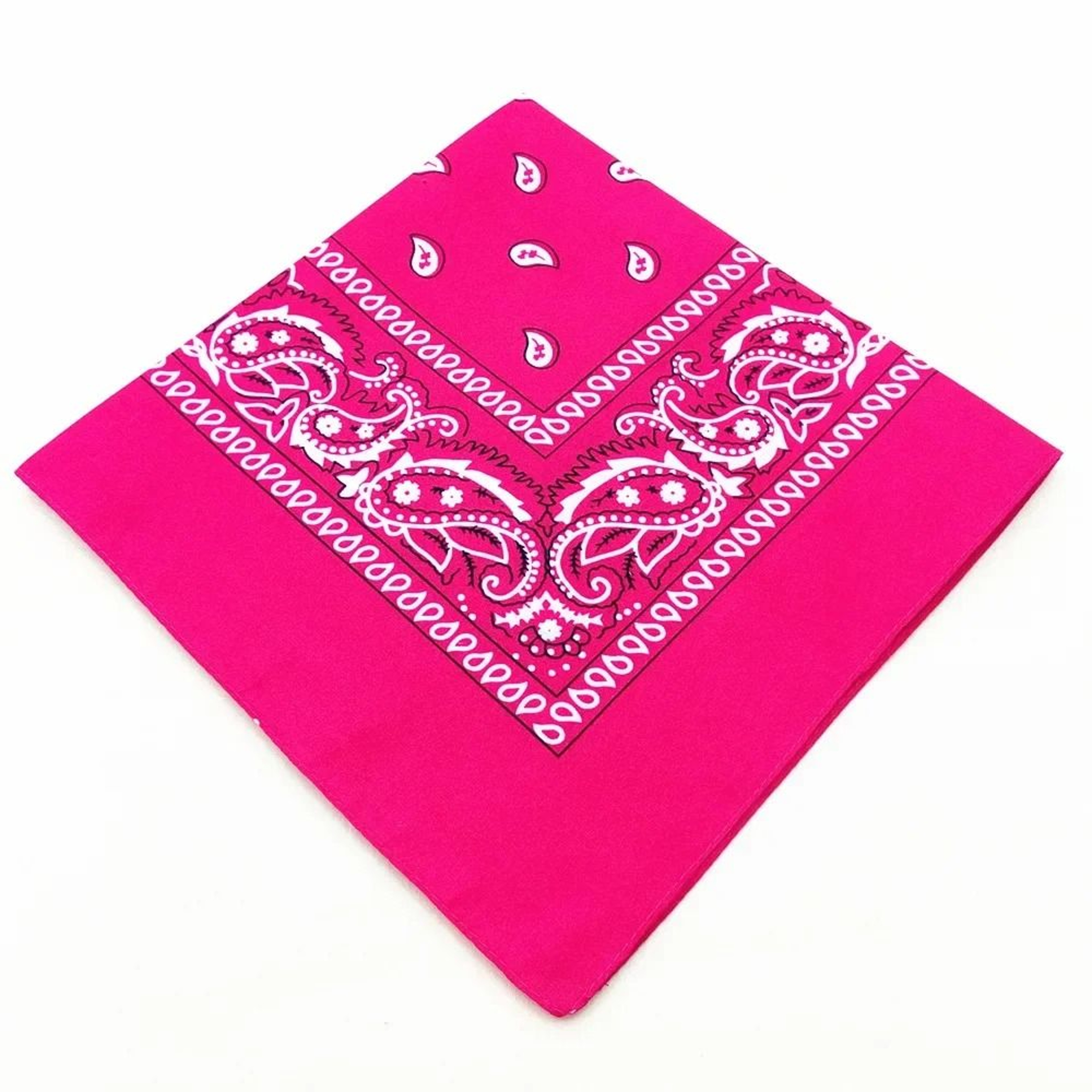 Classic Paisley Hip Hop Square Bandana Scarf 1 2 Or 3 Pack  21 In X 21 In 25
