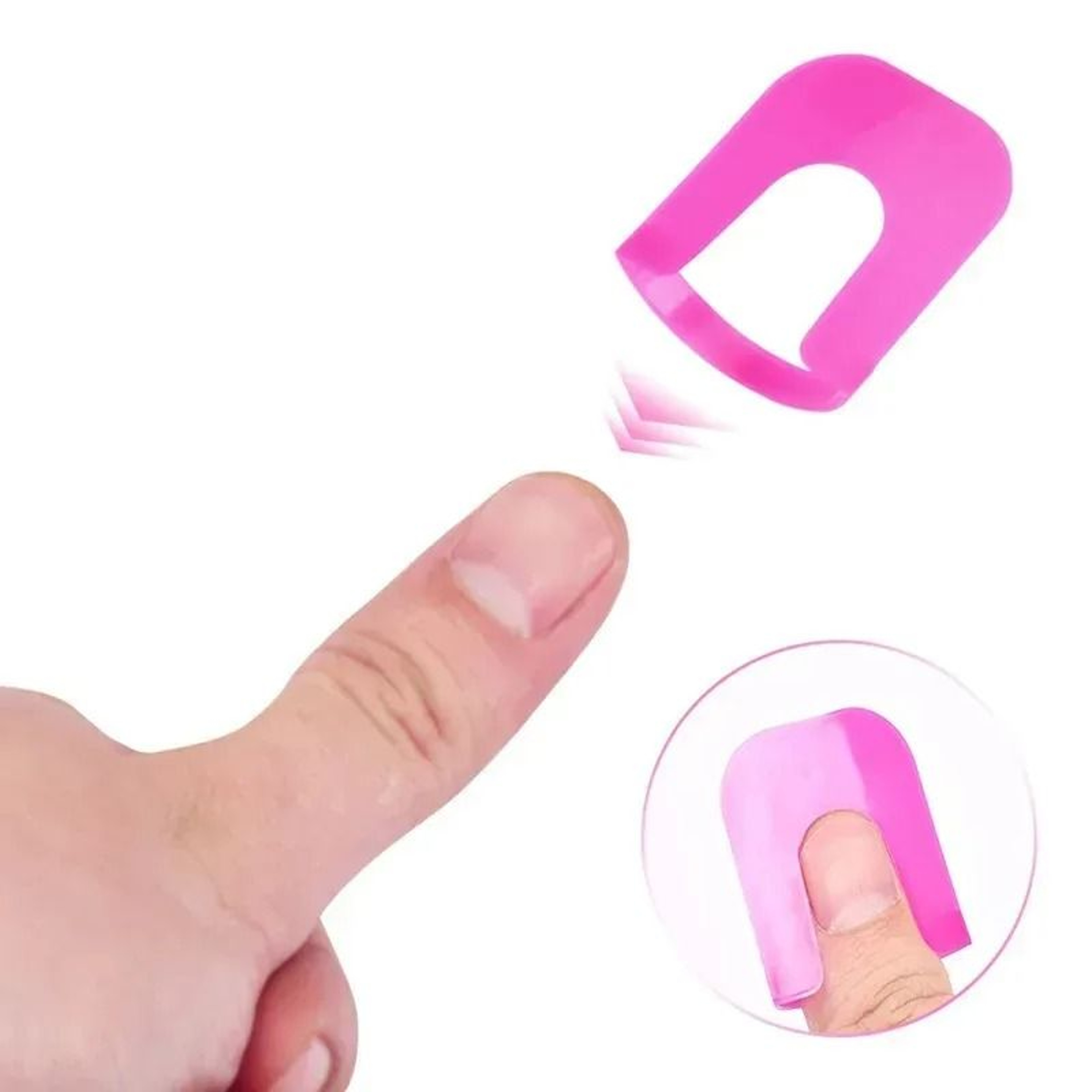 Reusable Nail Polish Finger Protector Guard Set 1 3 Or 6 Sets 3