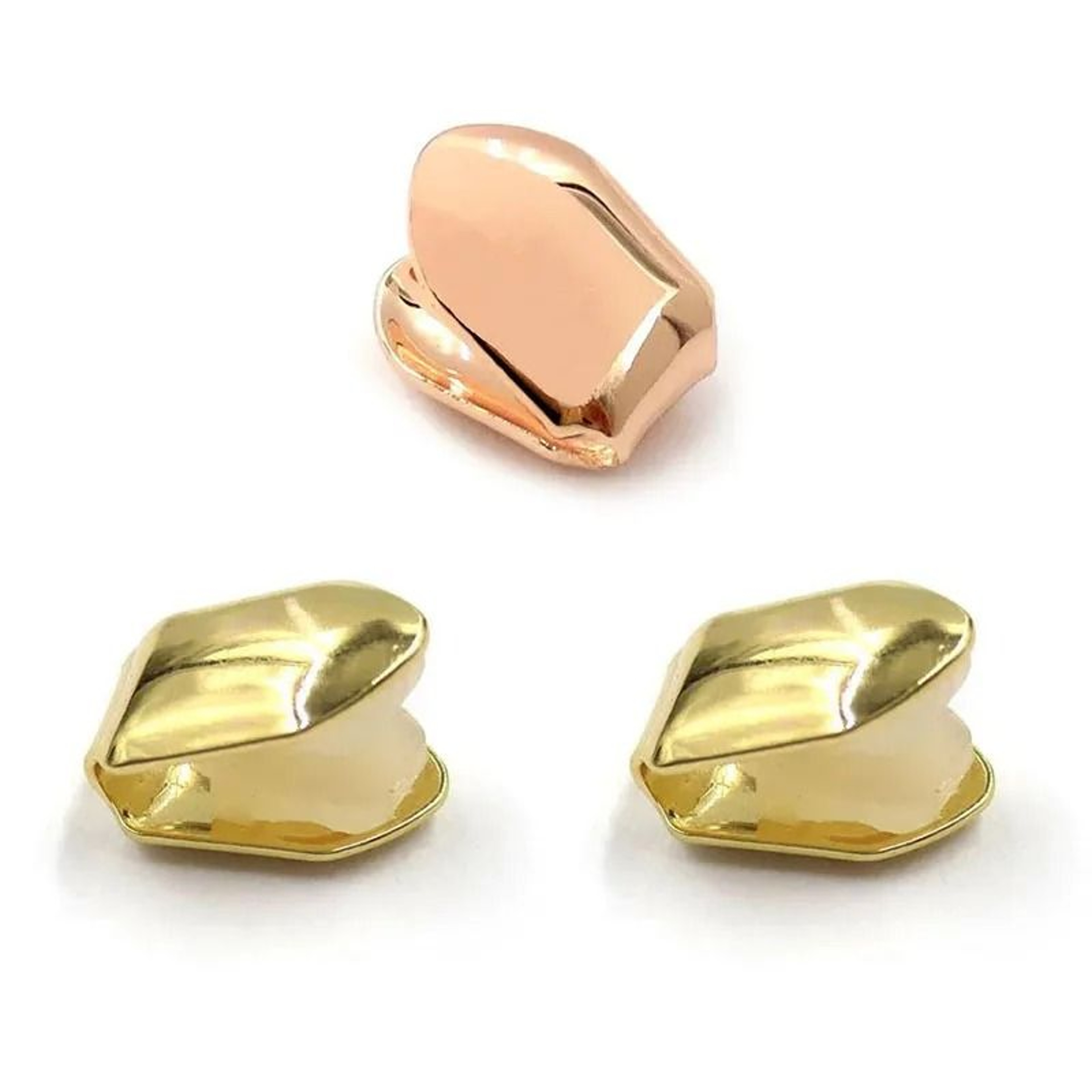 Gold Plated Single Tooth Cap Grill 1 2 Or 3 Pack 18