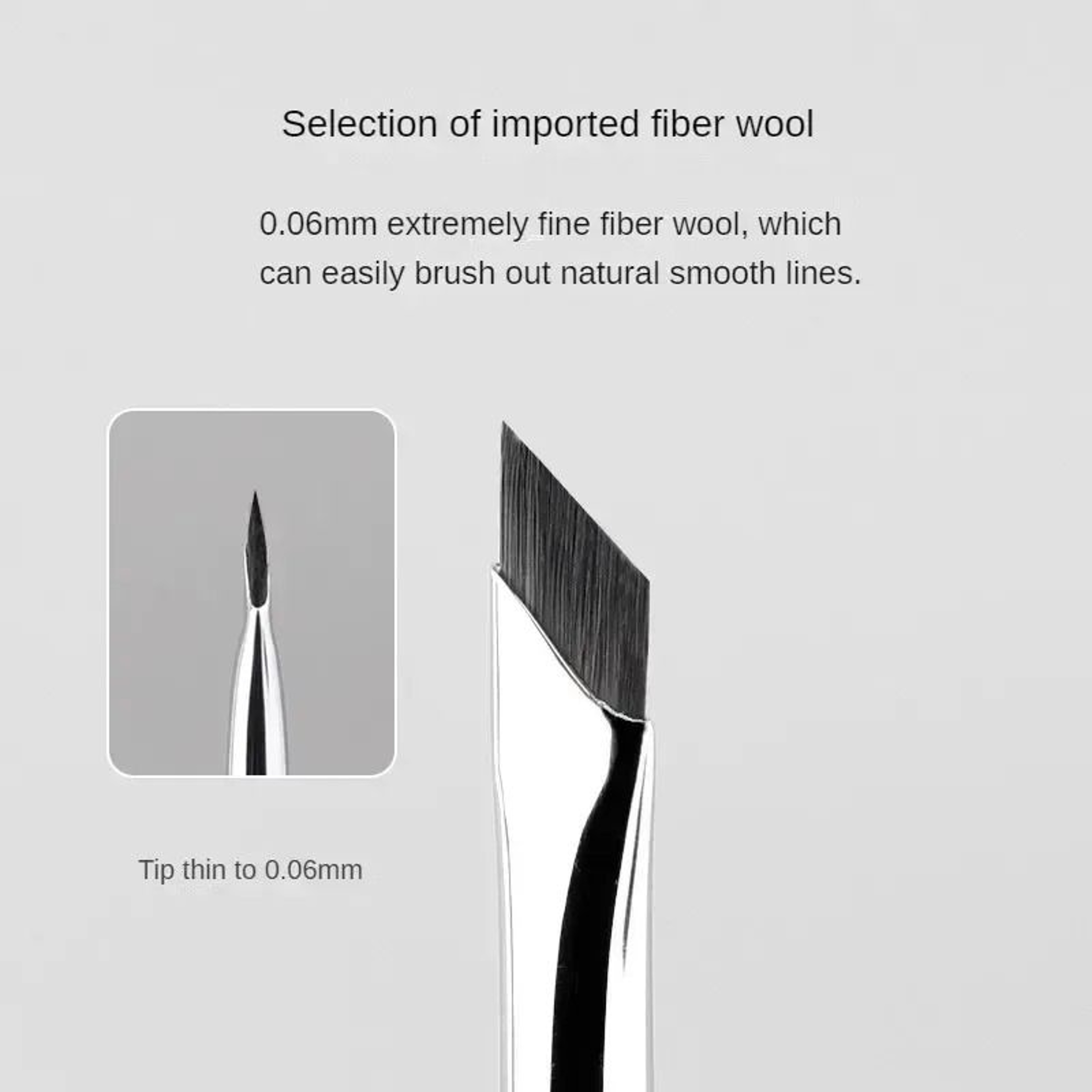 Precision Angled Blade Eyeliner  Eyebrow Makeup Brush 1 Or 5 Pcs 1