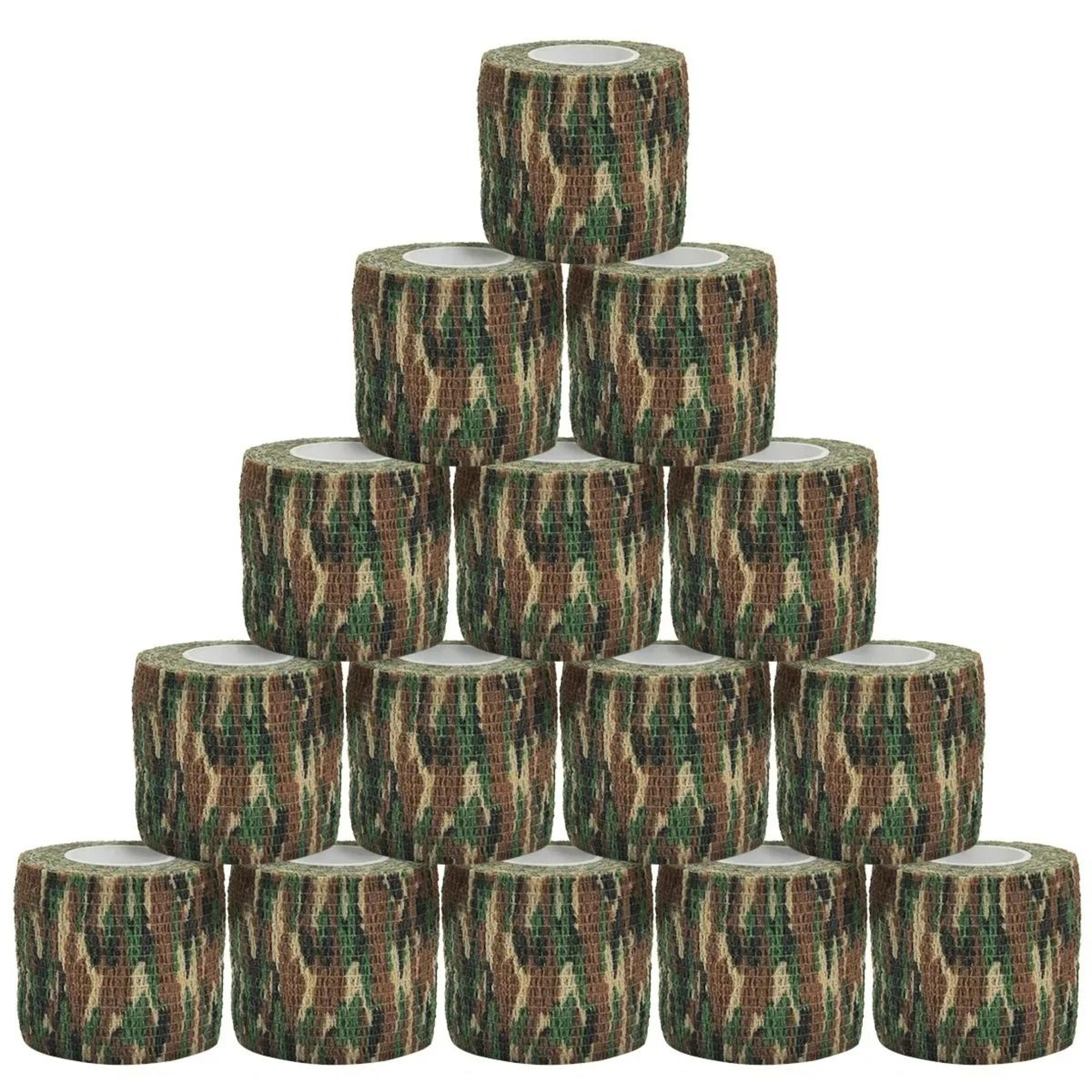 Jungle Outdoor Camouflage Self Adhesive Elastic Bandage Wrap Tape 0