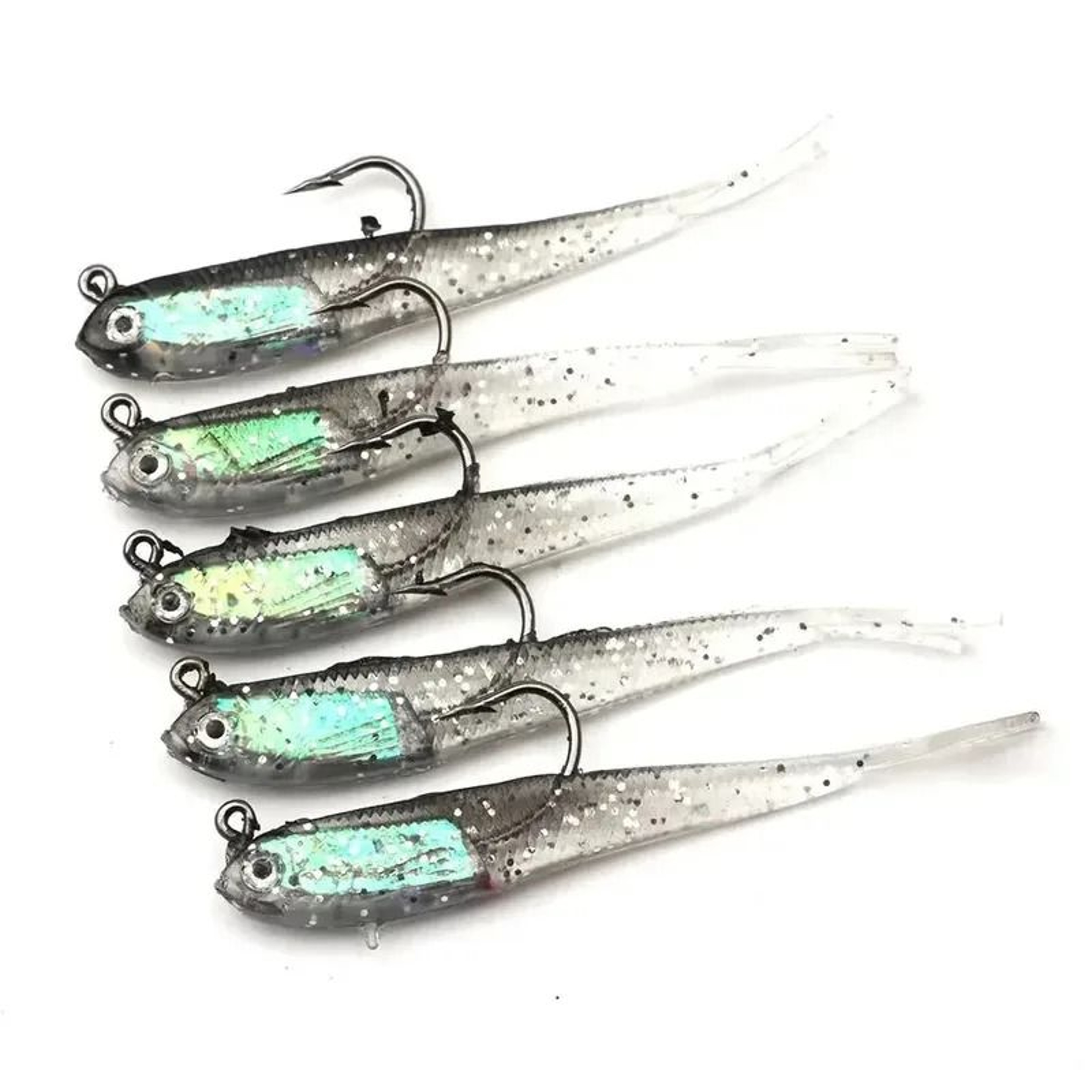Soft Silicone Swimbait Worm Lures 0