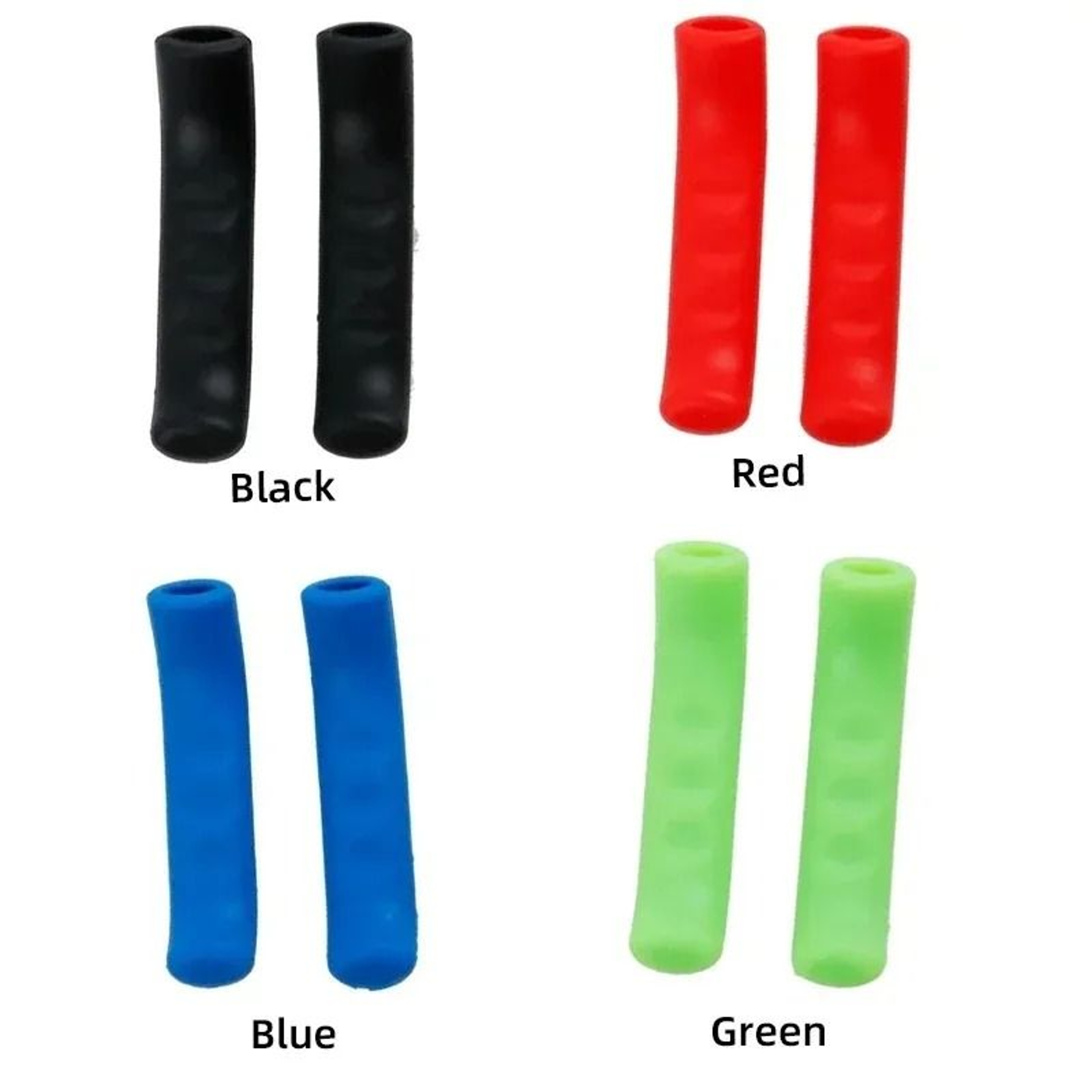 NonSlip Silicone Bicycle Brake Lever Protective Grips 1 Pair 4