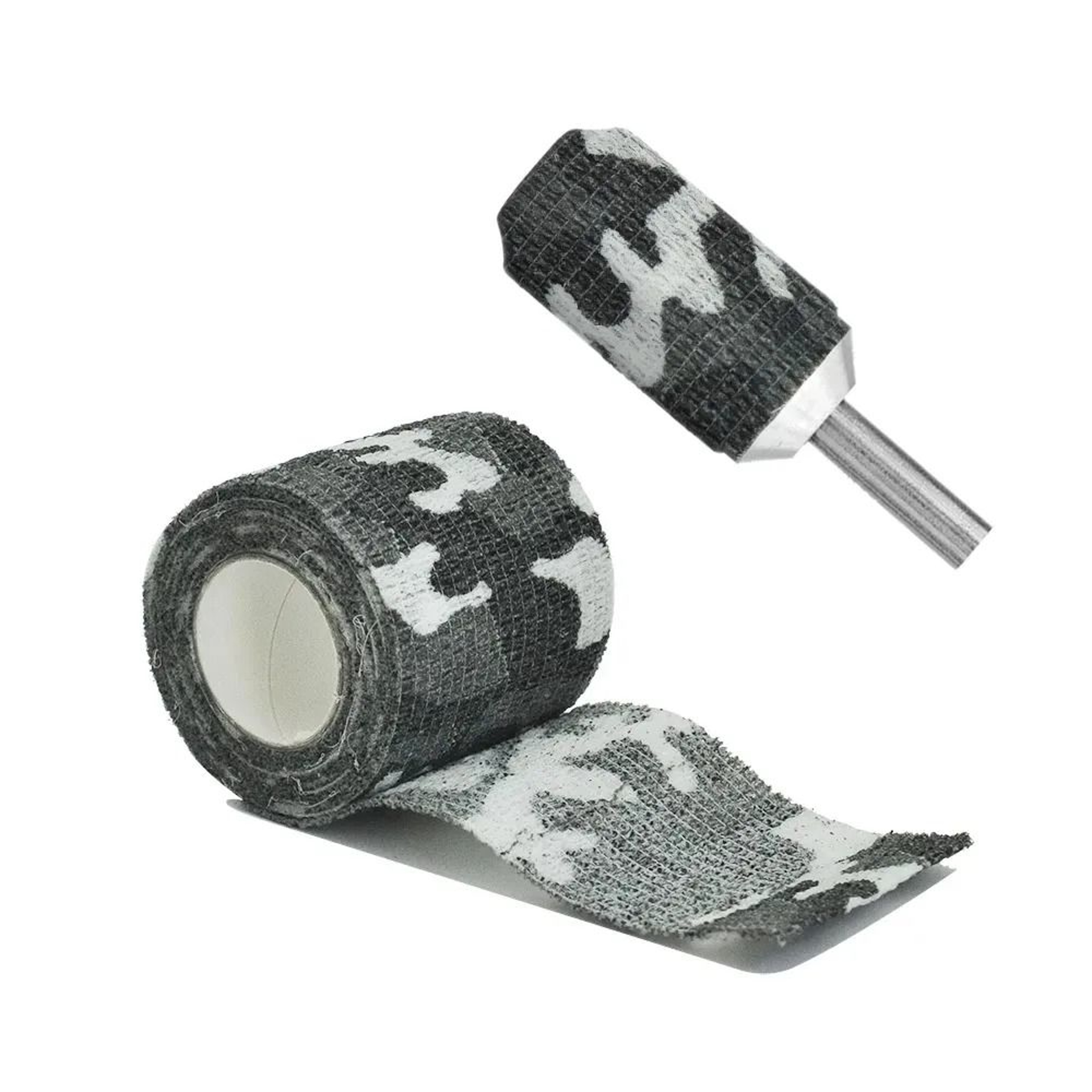 Black Outdoor Camouflage Self Adhesive Elastic Bandage Wrap Tape  Multiple Sizes 2