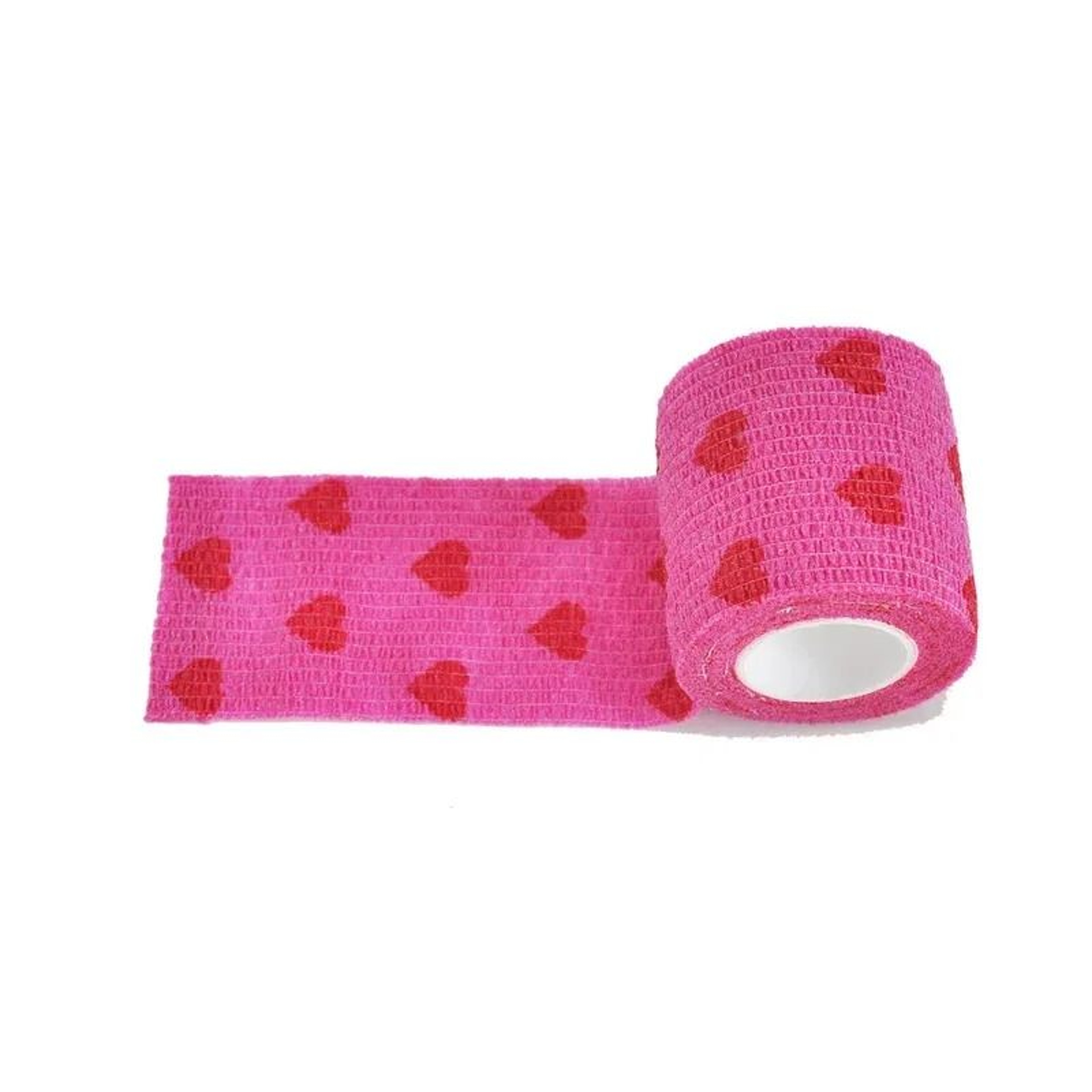 Red Heart Printed Self Adhesive Elastic Bandage Wrap Tape 3