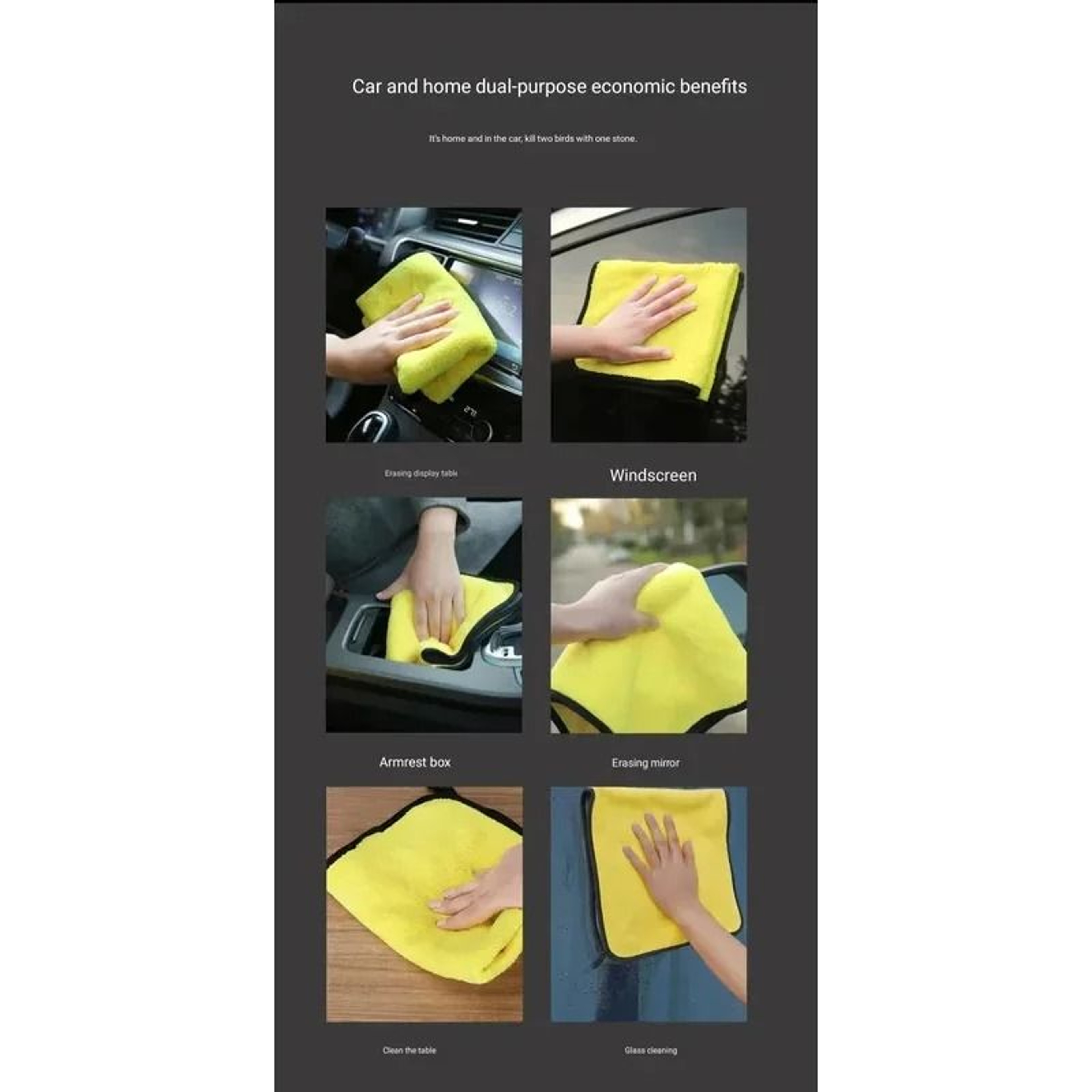 Thicken Microfiber Car Wash  Detailing Towels 1